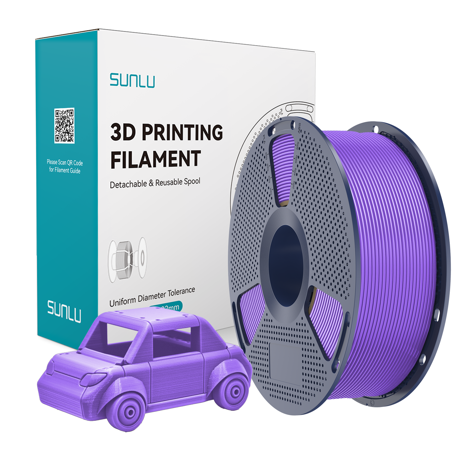 SUNLU PETG Filament Purple
