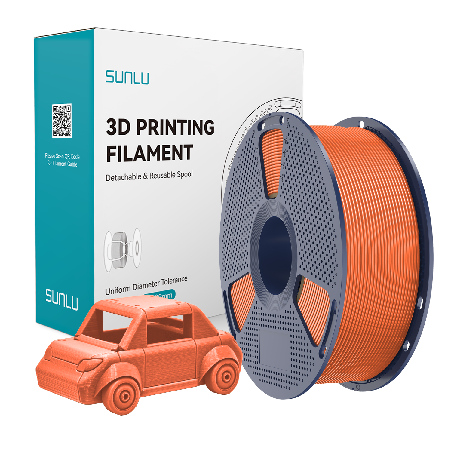 SUNLU PETG Filament Sunny Orange