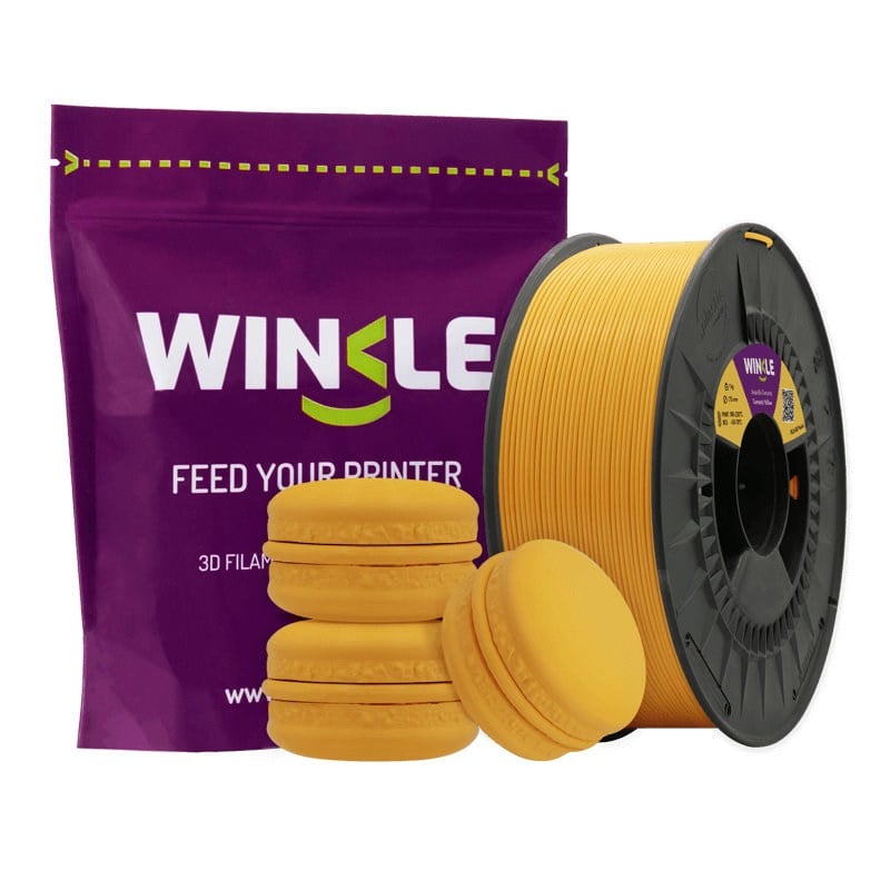WINKLE PLA HD FILAMENT PASTEL Turmeric Yellow