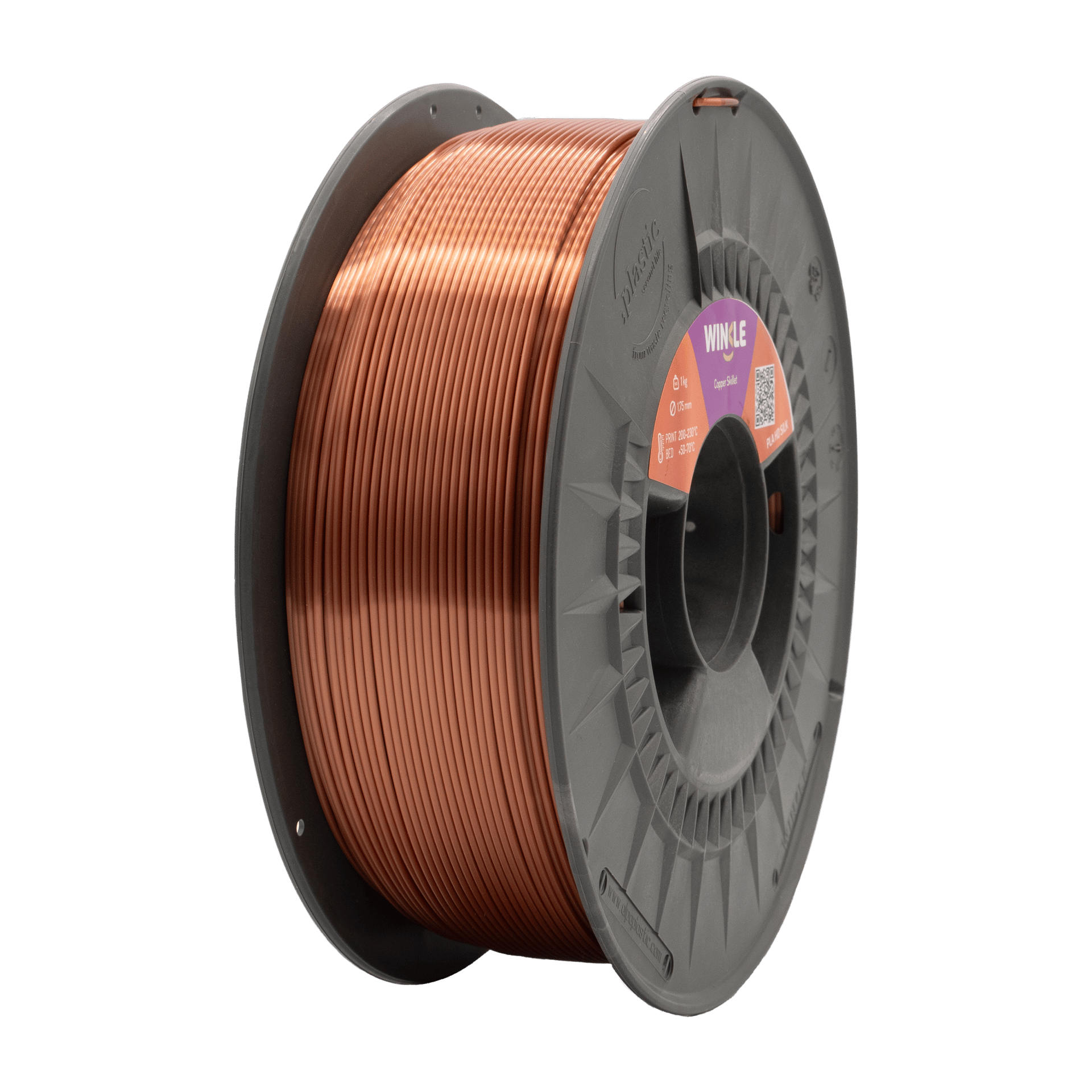 WINKLE PLA SILK FILAMENT Antique Copper
