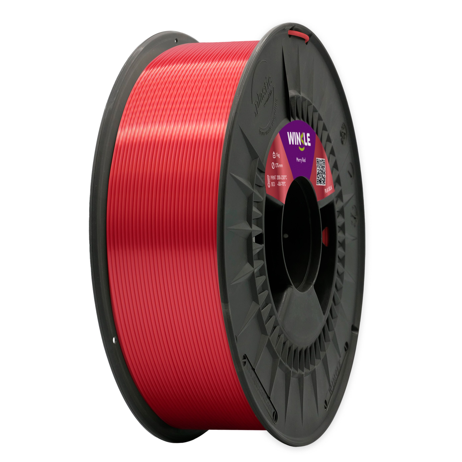 WINKLE PLA SILK FILAMENT Ruby Red