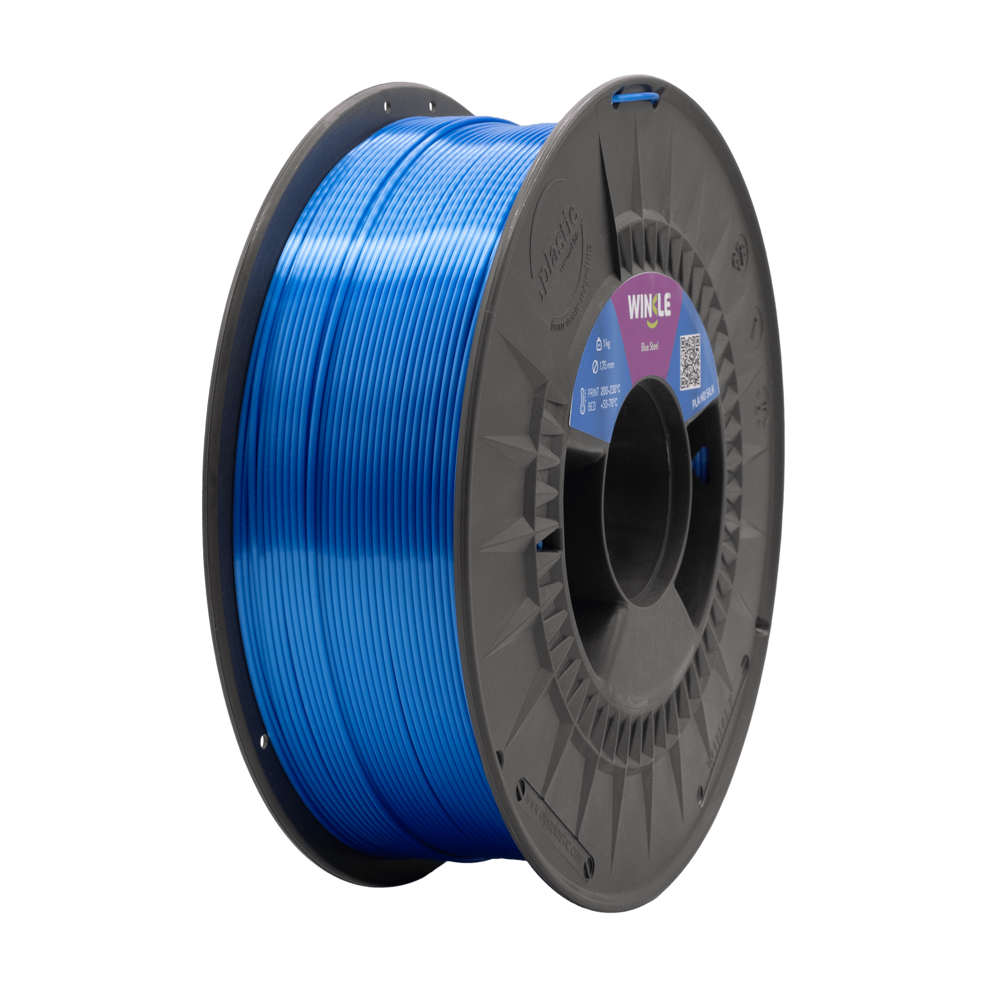 WINKLE PLA SILK FILAMENT Steel Blue
