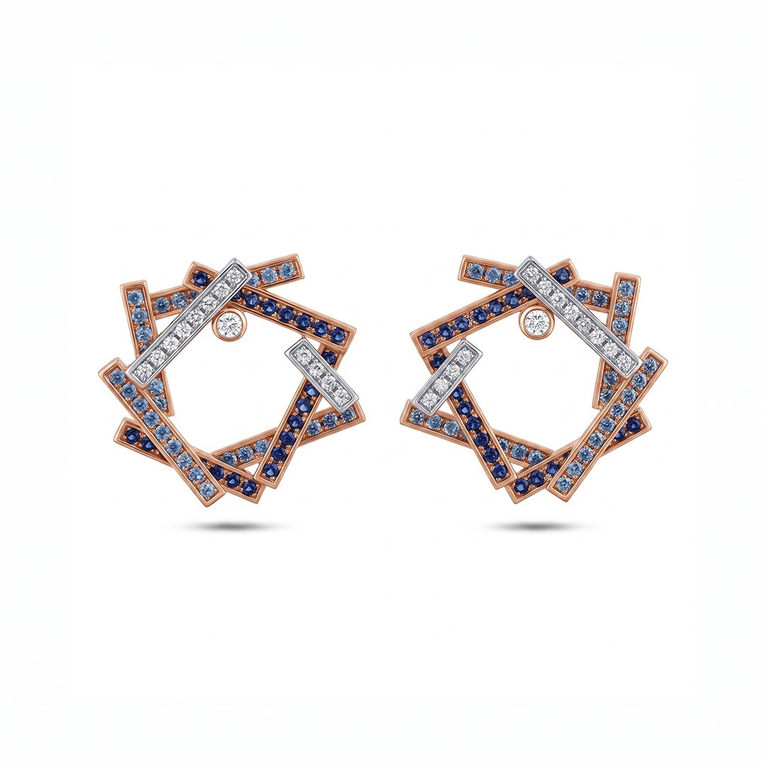 Nexus Küpe-Frame Koleksiyonu-Annalisa Diamond