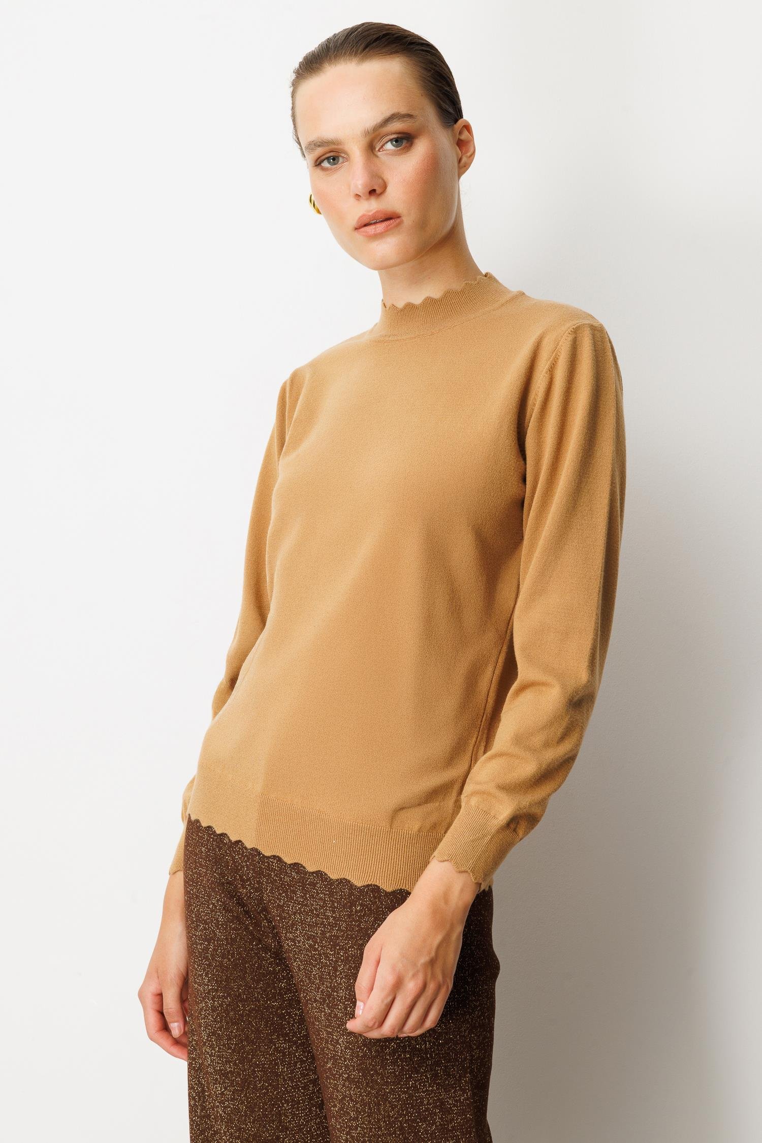 Angora Triko Kazak-CAMEL