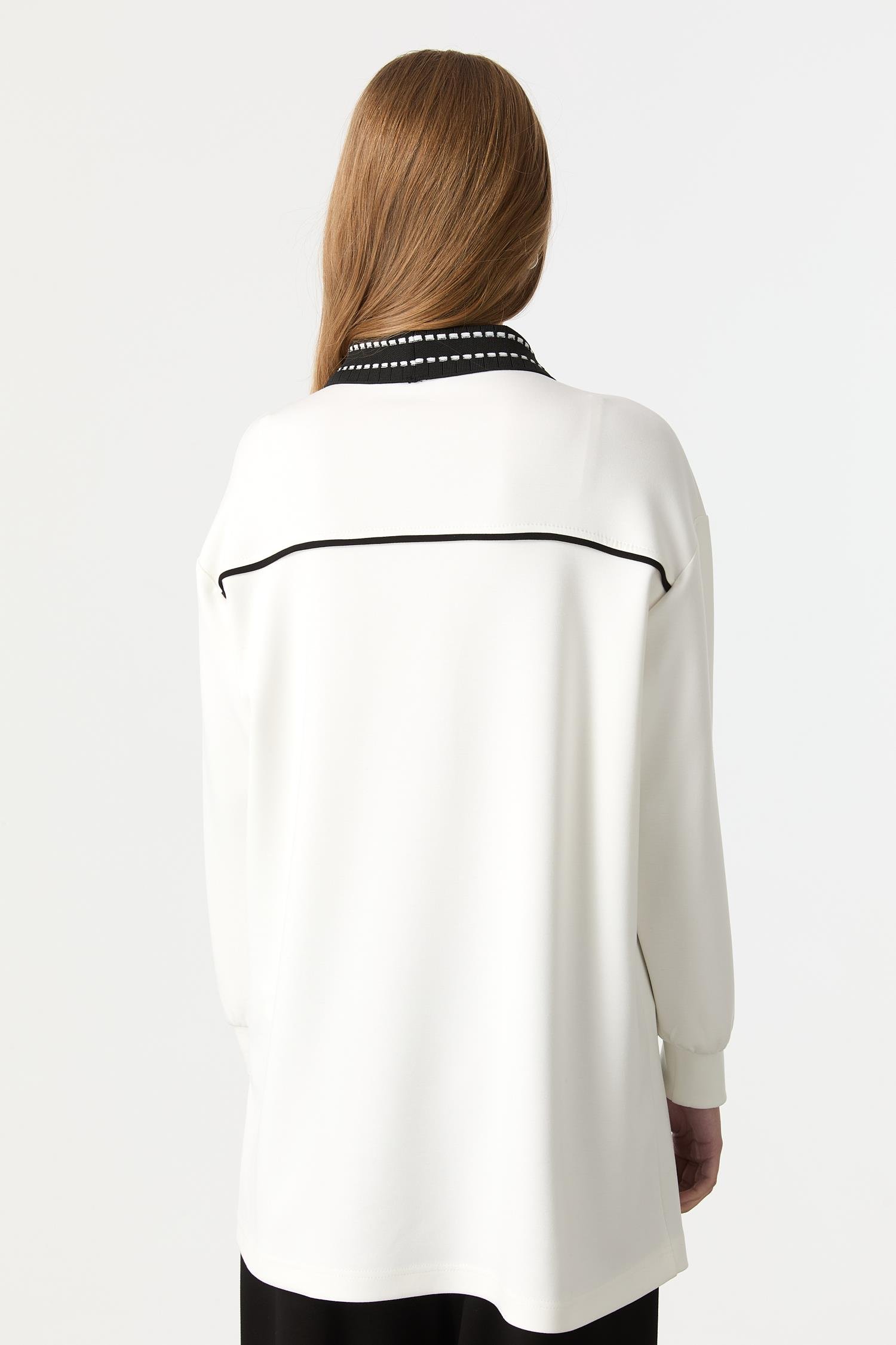 Baskı Detaylı Modal Tunik-KEMIK