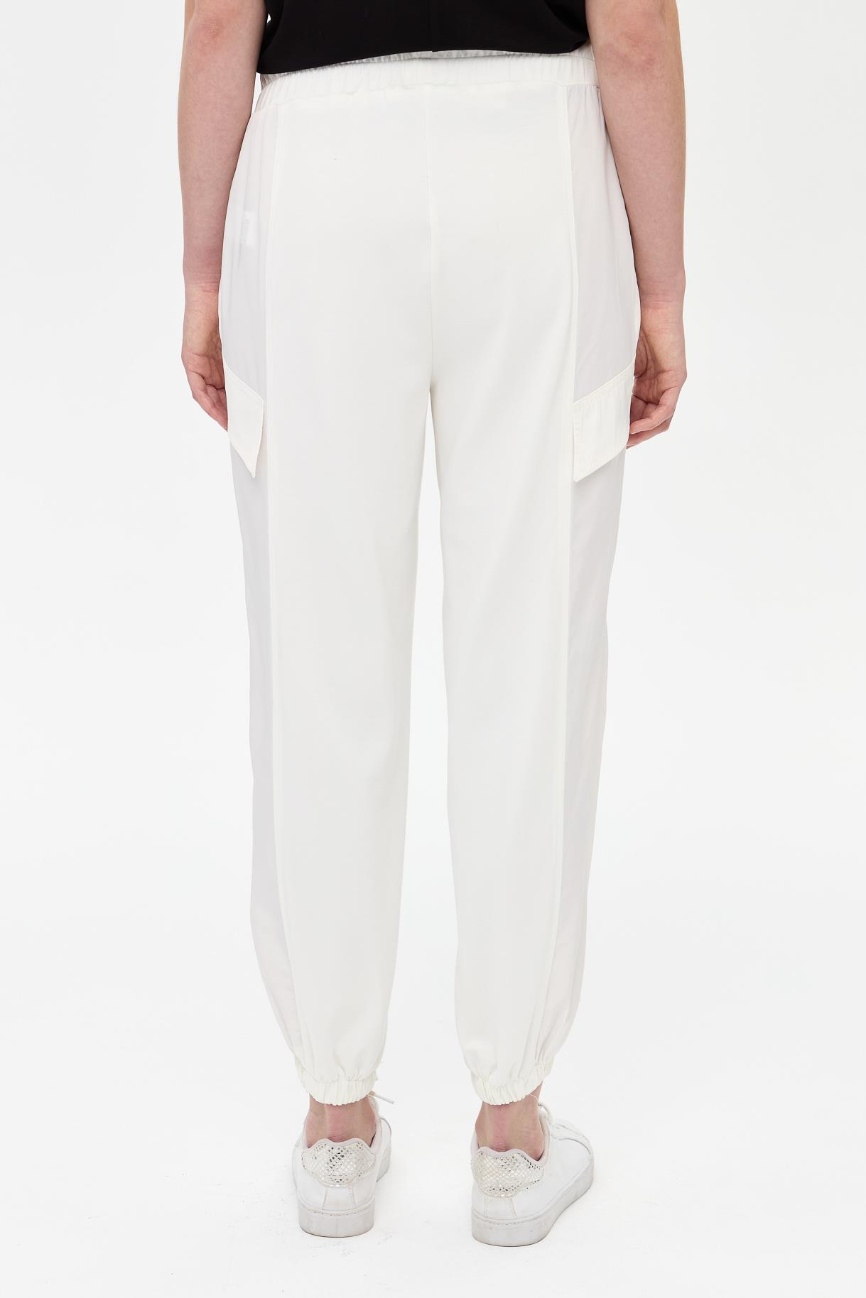 Bel ve Paça Lastikli  Pantolon - KEMIK