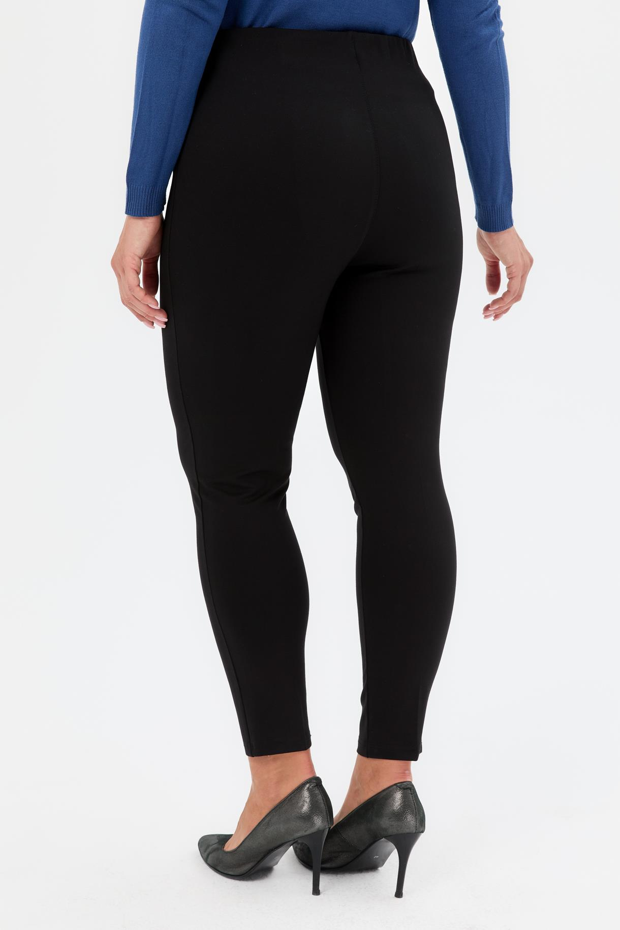 Beli Lastikli Büyük Beden Pantolon - SİYAH