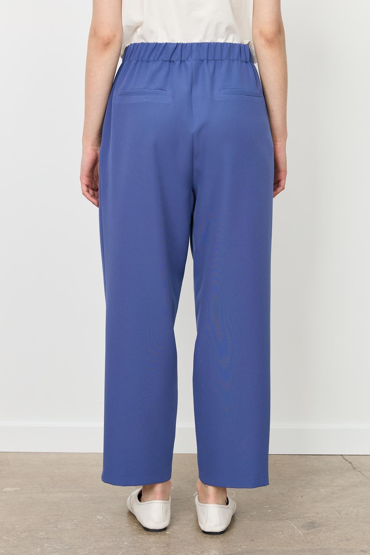 Beli Lastikli Relax Pantolon-İNDİGO