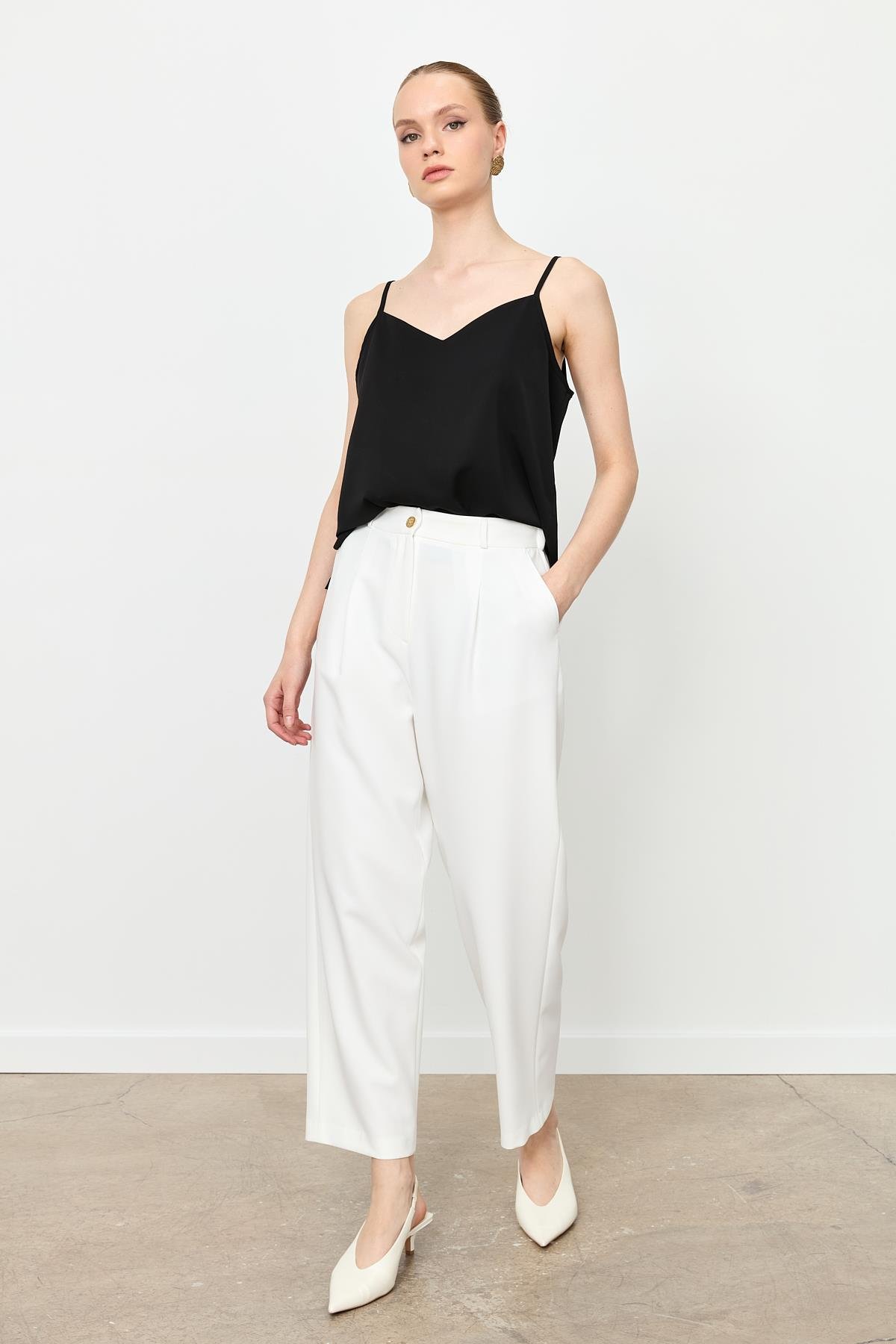 Beli Lastikli Relax Pantolon-KEMIK