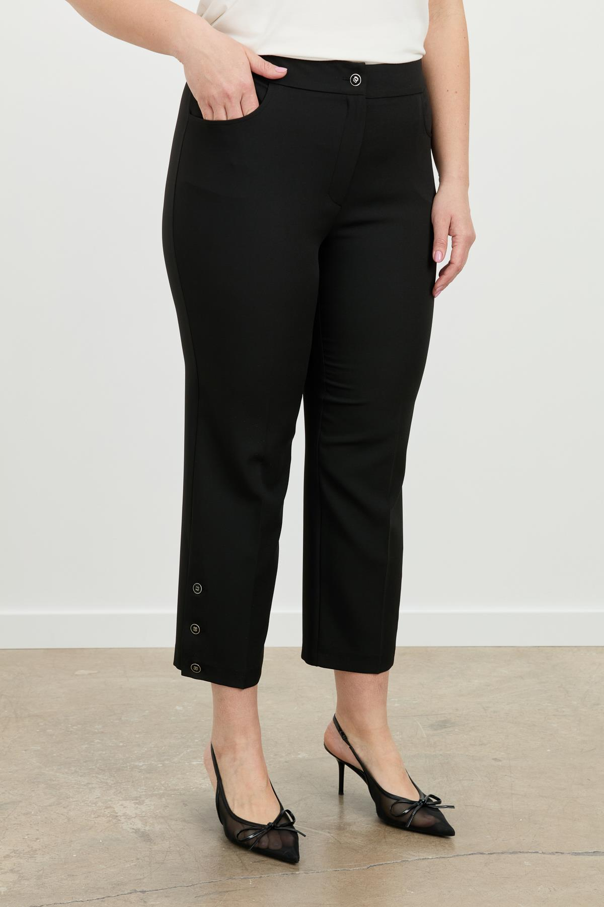 Büyük Beden Hürrem Pantolon-SİYAH