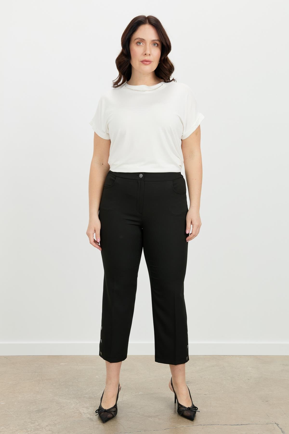 Büyük Beden Hürrem Pantolon-SİYAH