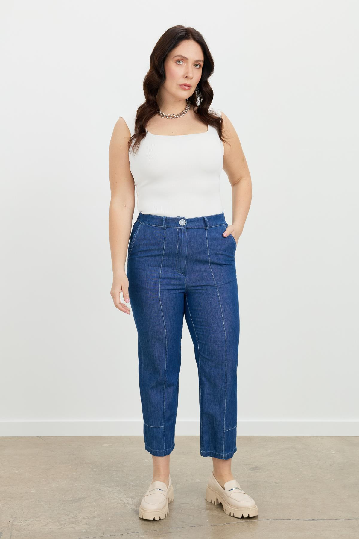 Büyük Beden Kot Pantolon-LACI