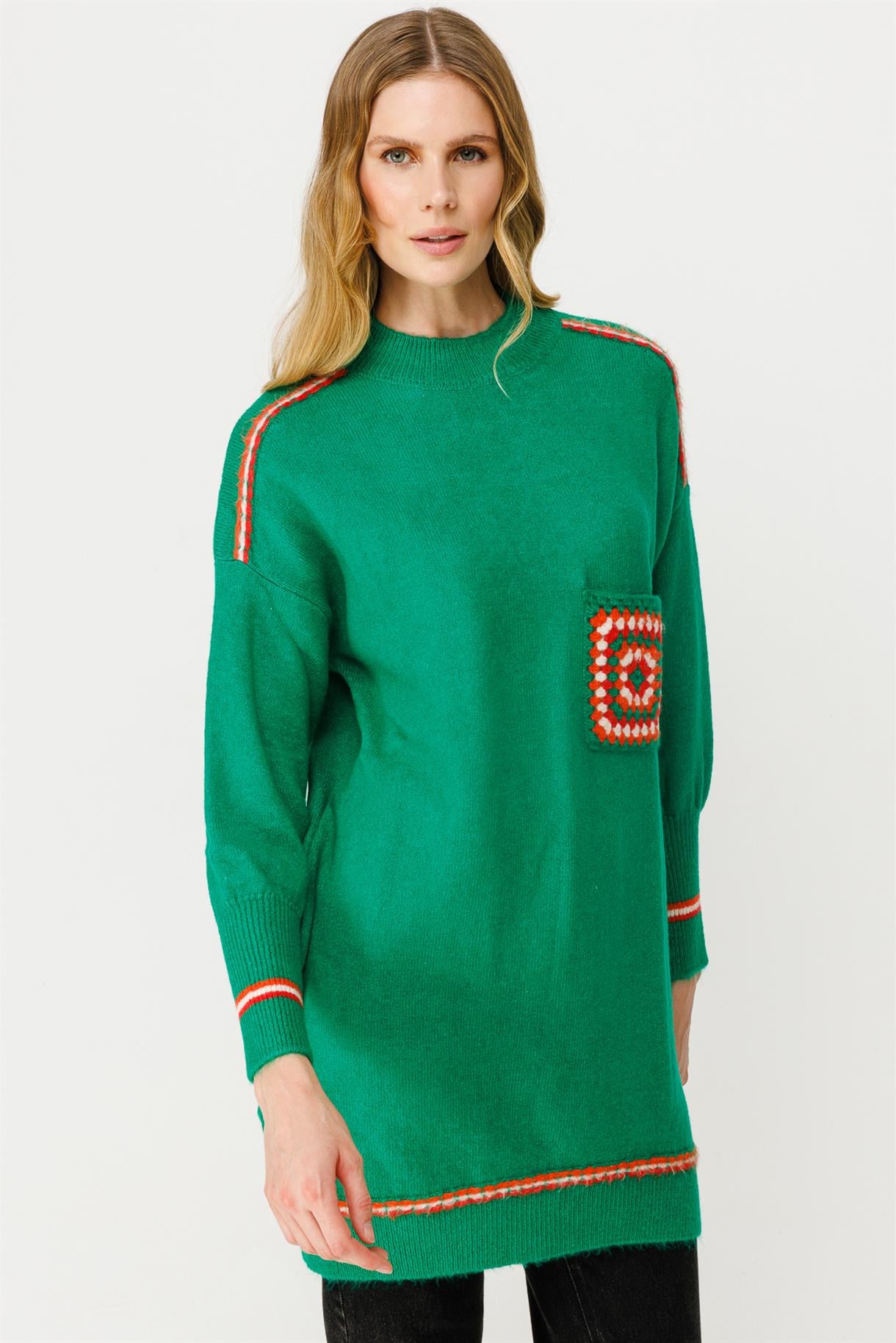 Cebi Motifli Triko Tunik - BENETTON