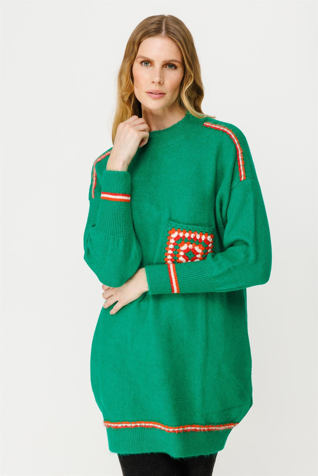 Cebi Motifli Triko Tunik - BENETTON