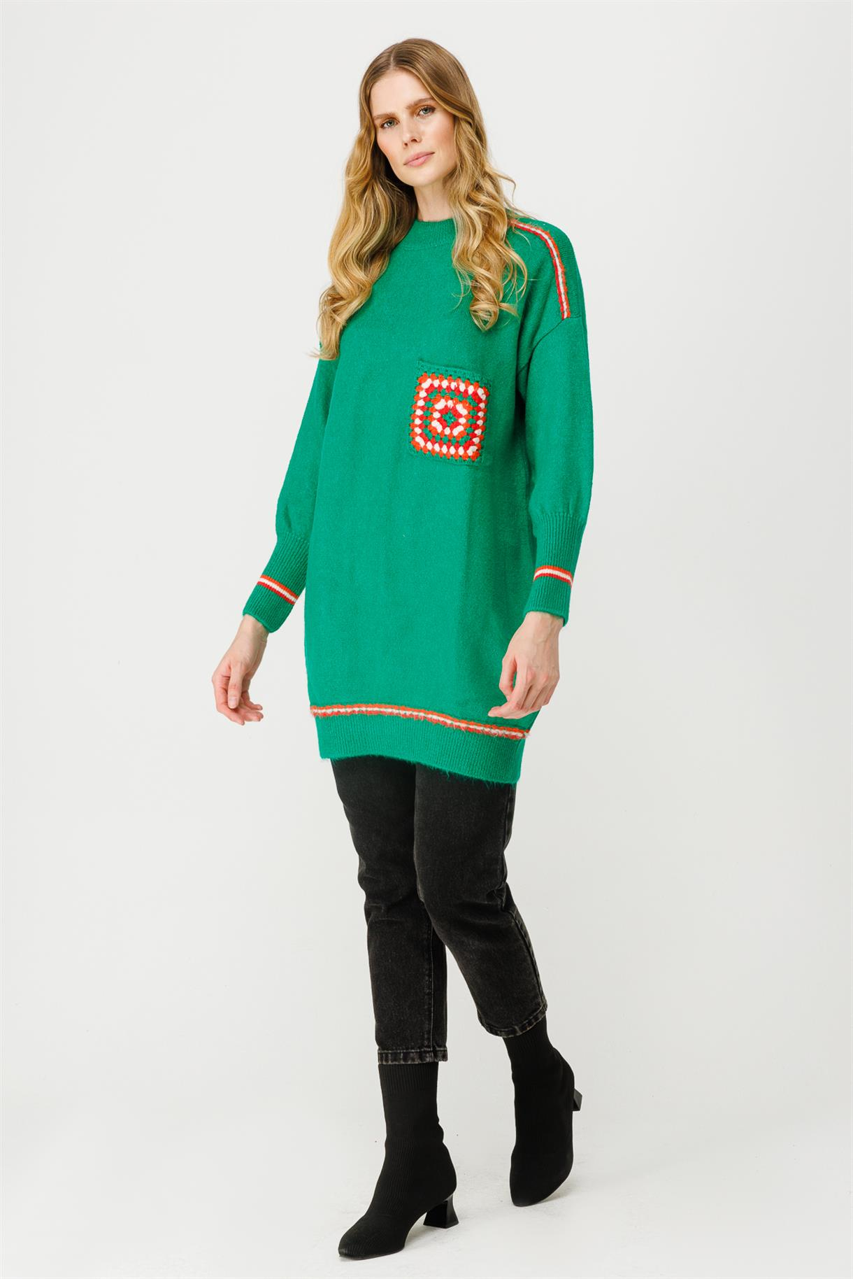 Cebi Motifli Triko Tunik - BENETTON