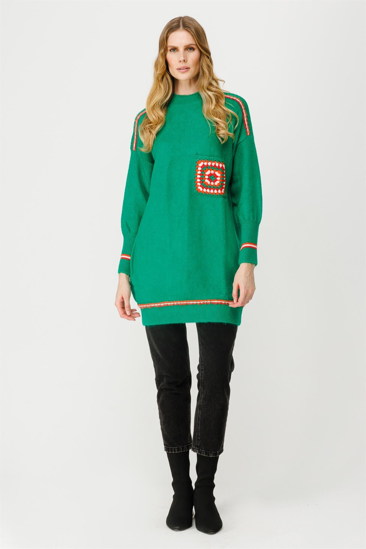 Cebi Motifli Triko Tunik - BENETTON