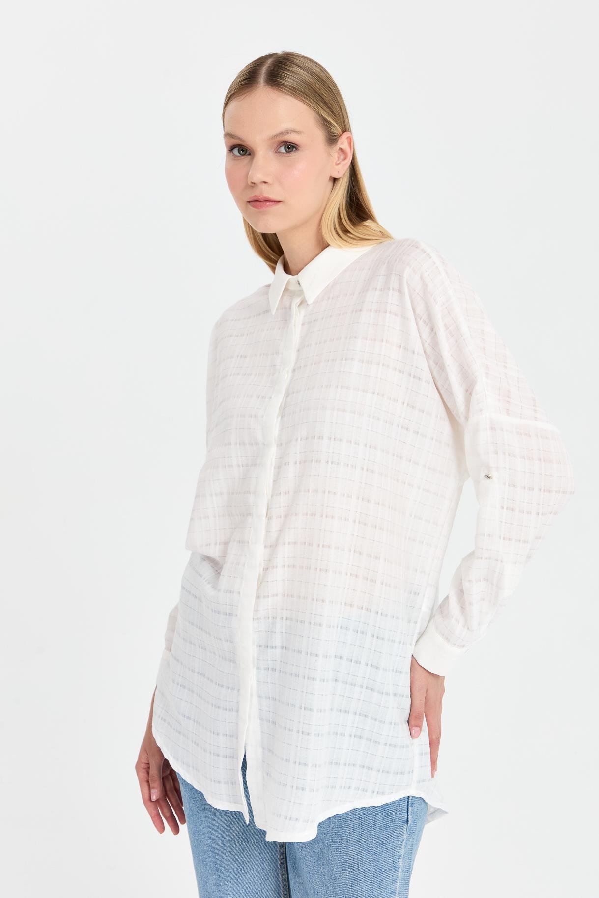 Ekose Coton Rahat Gömlek - KEMIK