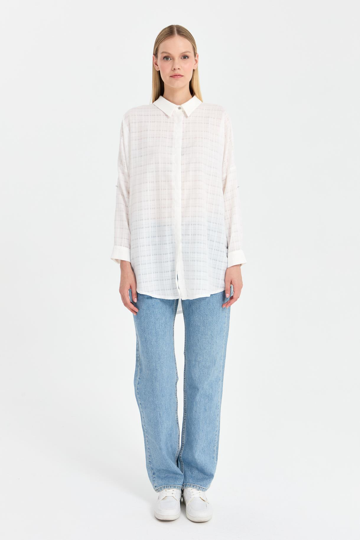 Ekose Coton Rahat Gömlek - KEMIK