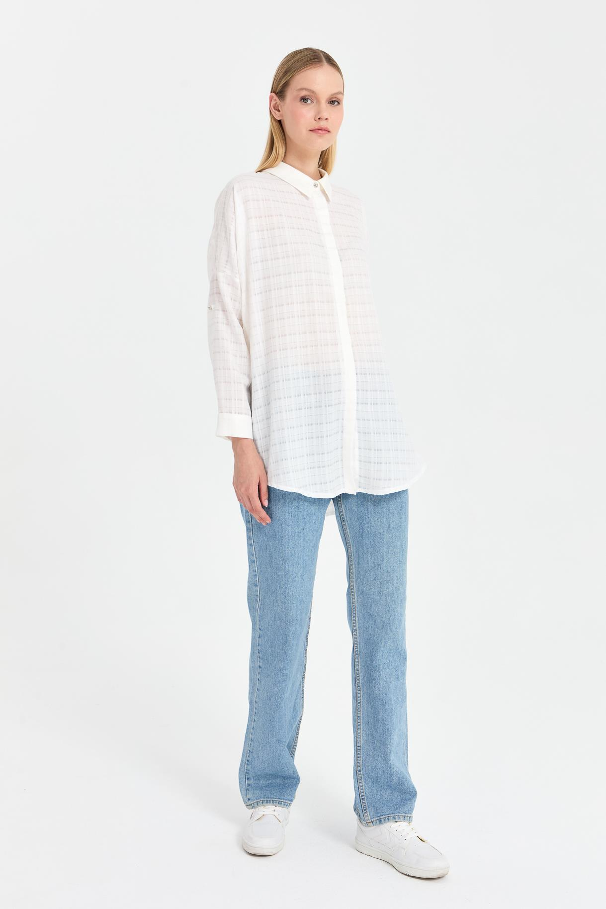 Ekose Coton Rahat Gömlek - KEMIK