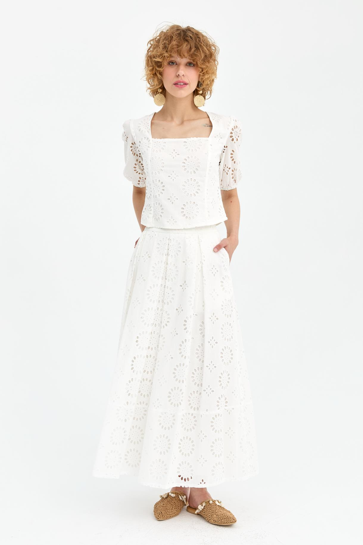 Fistolu ve Fermuar Detaylı Gömlek - KEMIK