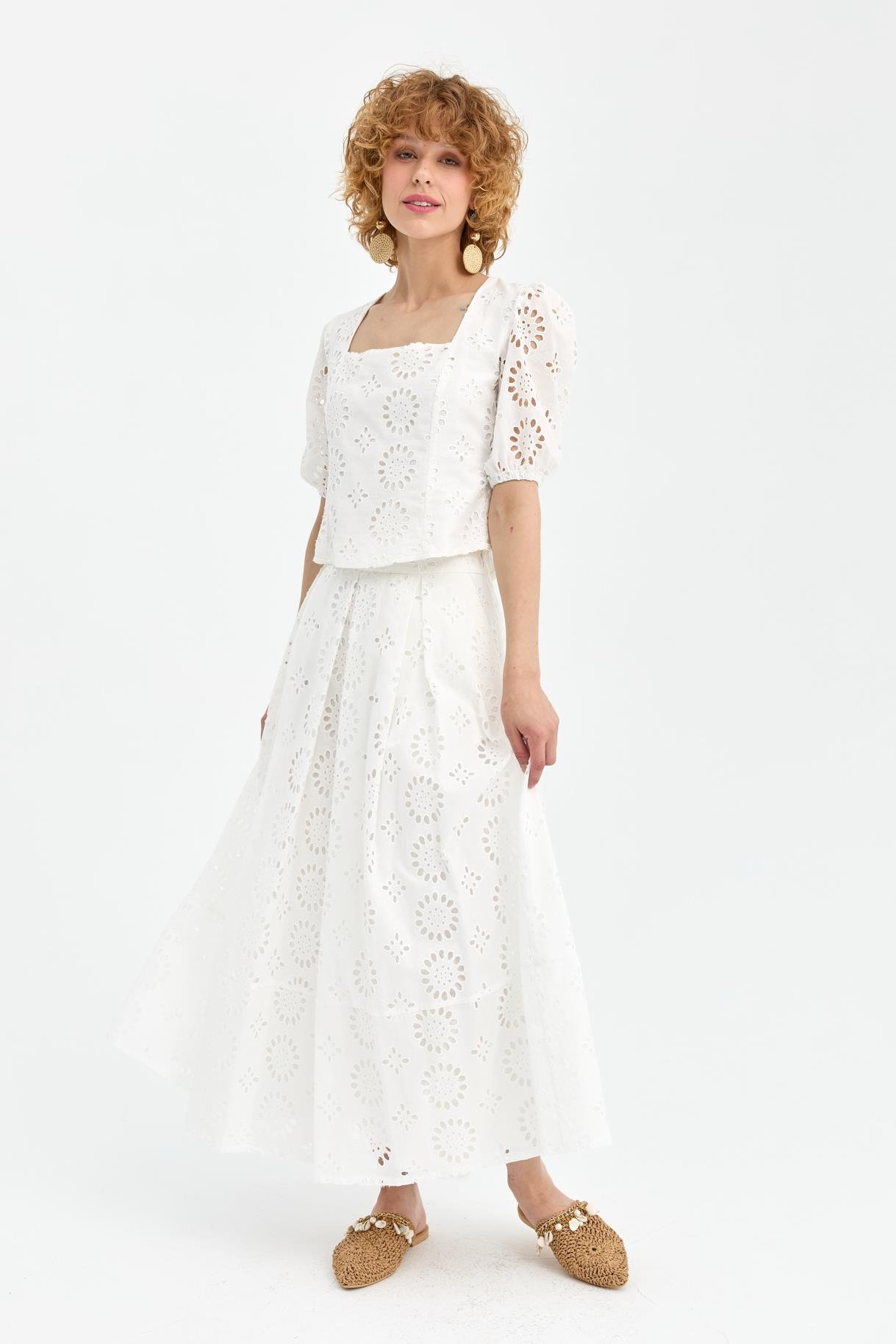 Fistolu ve Fermuar Detaylı Gömlek - KEMIK