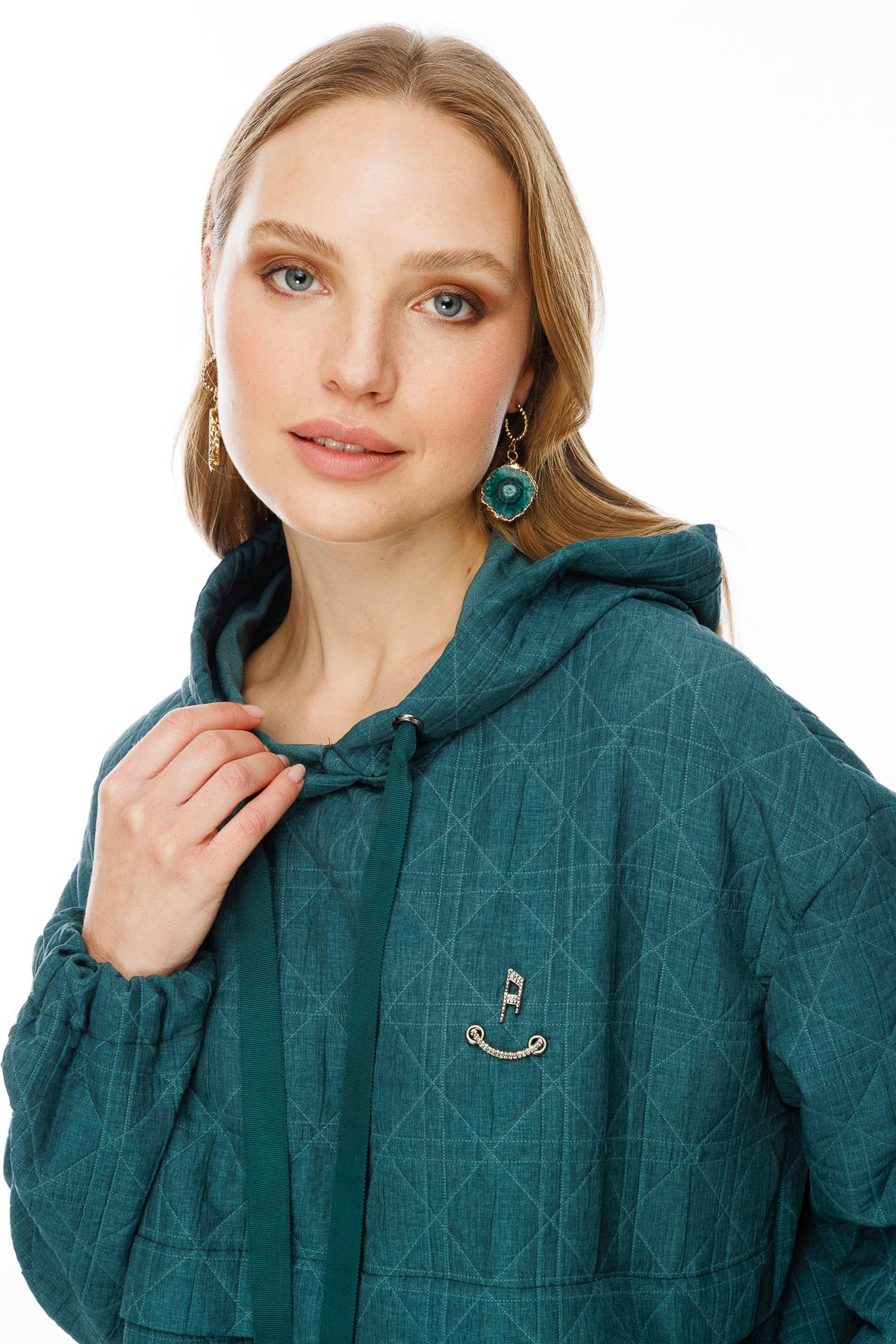 Kapüşon Detaylı Kapitone Sweatshirt
