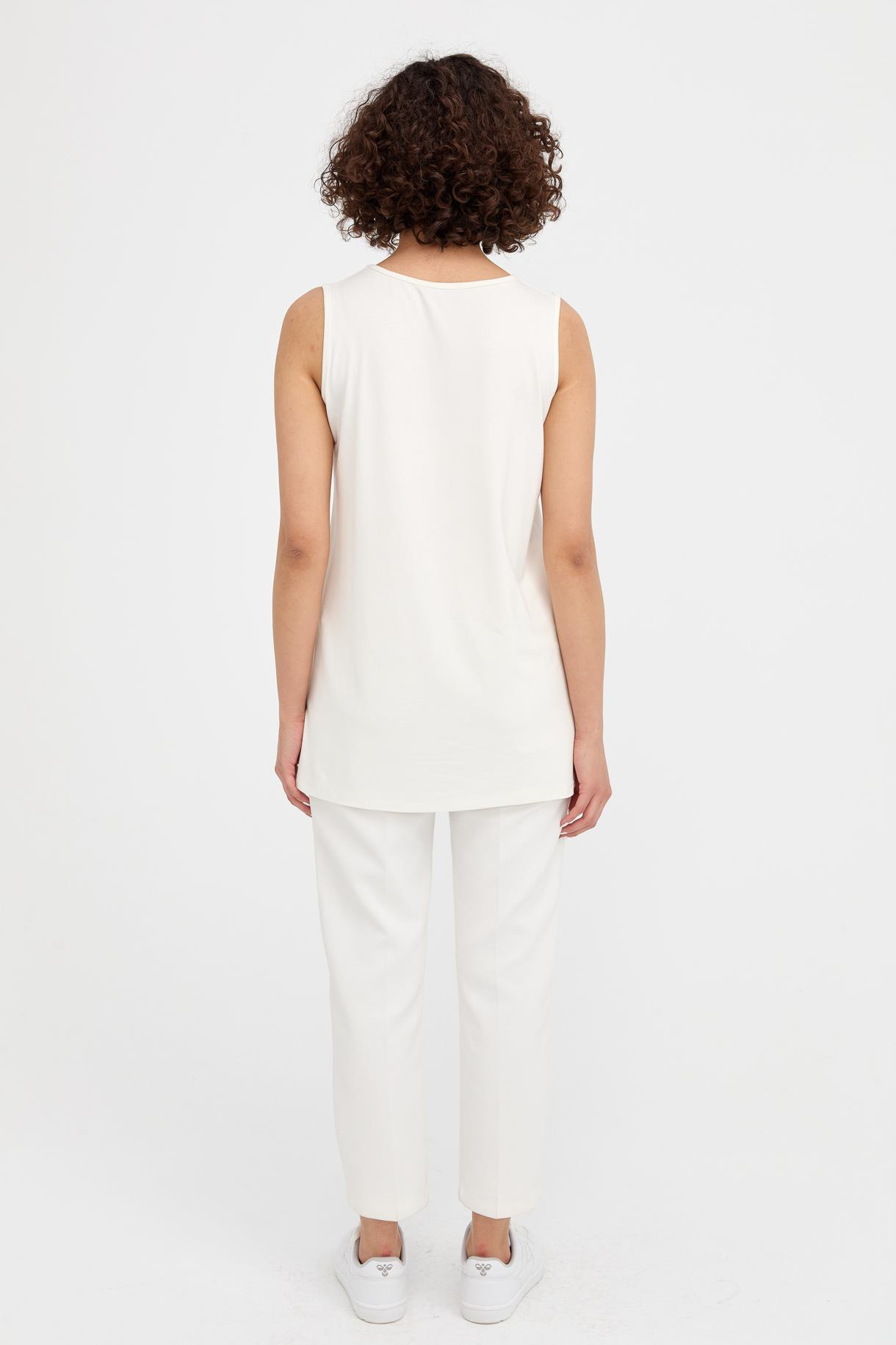 Kolsuz Basic Tunik Tişört - KEMIK