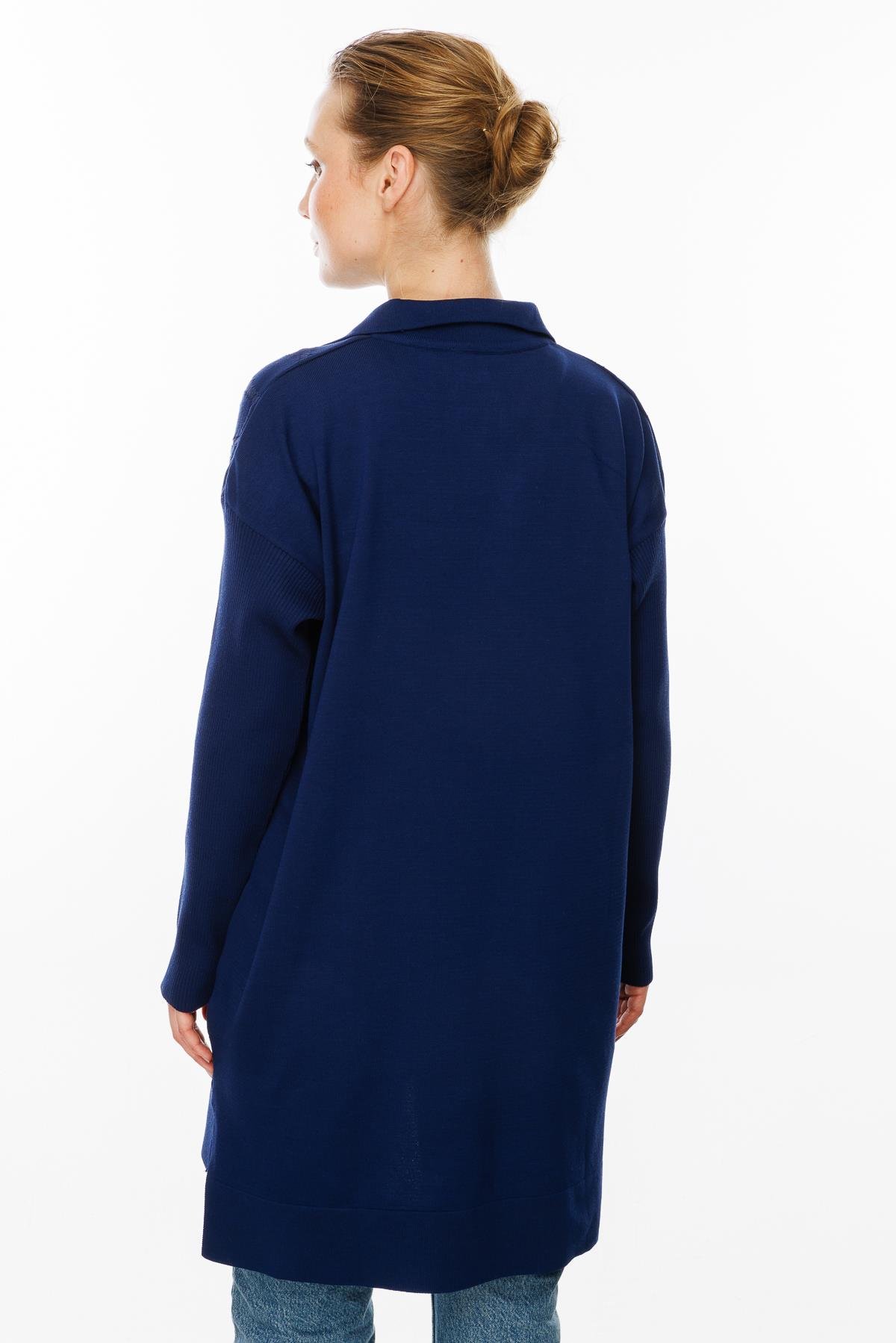 Mozaik Desen Polo Yaka Tunik