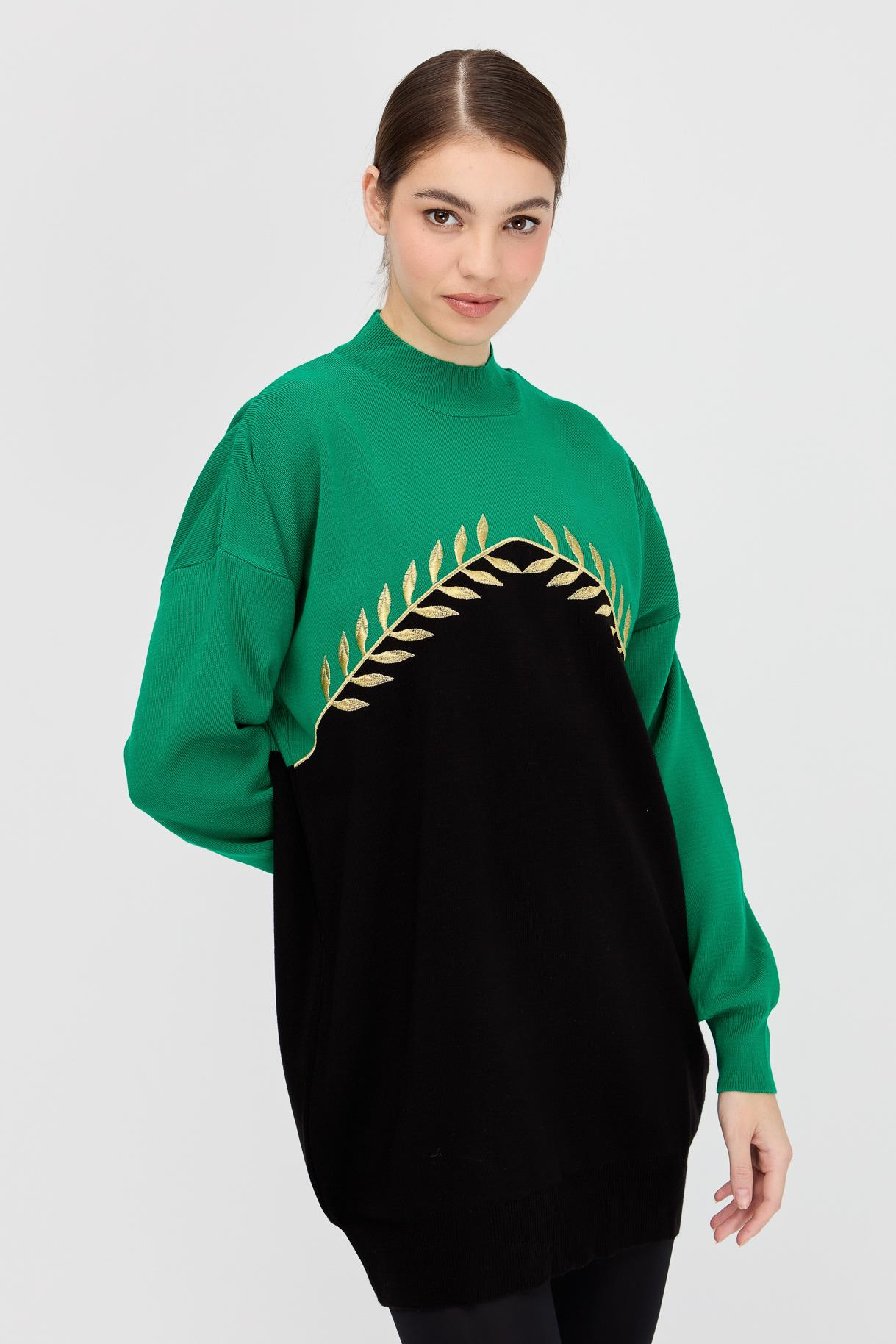 Önü Nakış Detaylı Triko Tunik - BENETTON