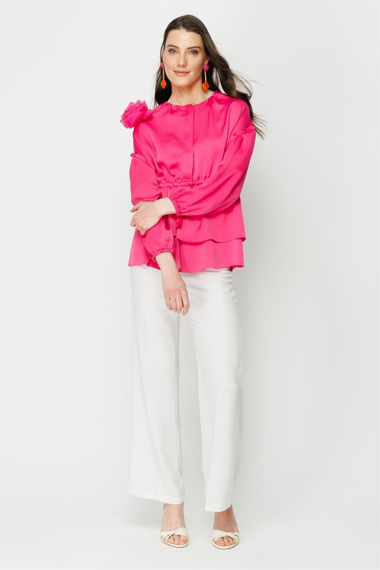 S41-402 KREP SATEN BAYAN CEKET - FUJYA