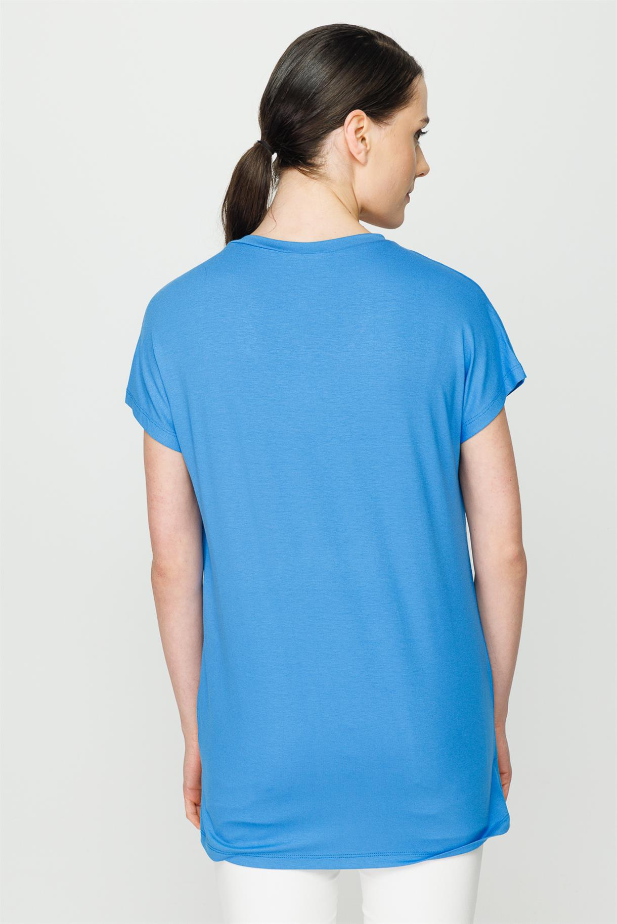 S8-552 İLAYDA BAYAN BLUZ - İNDİGO