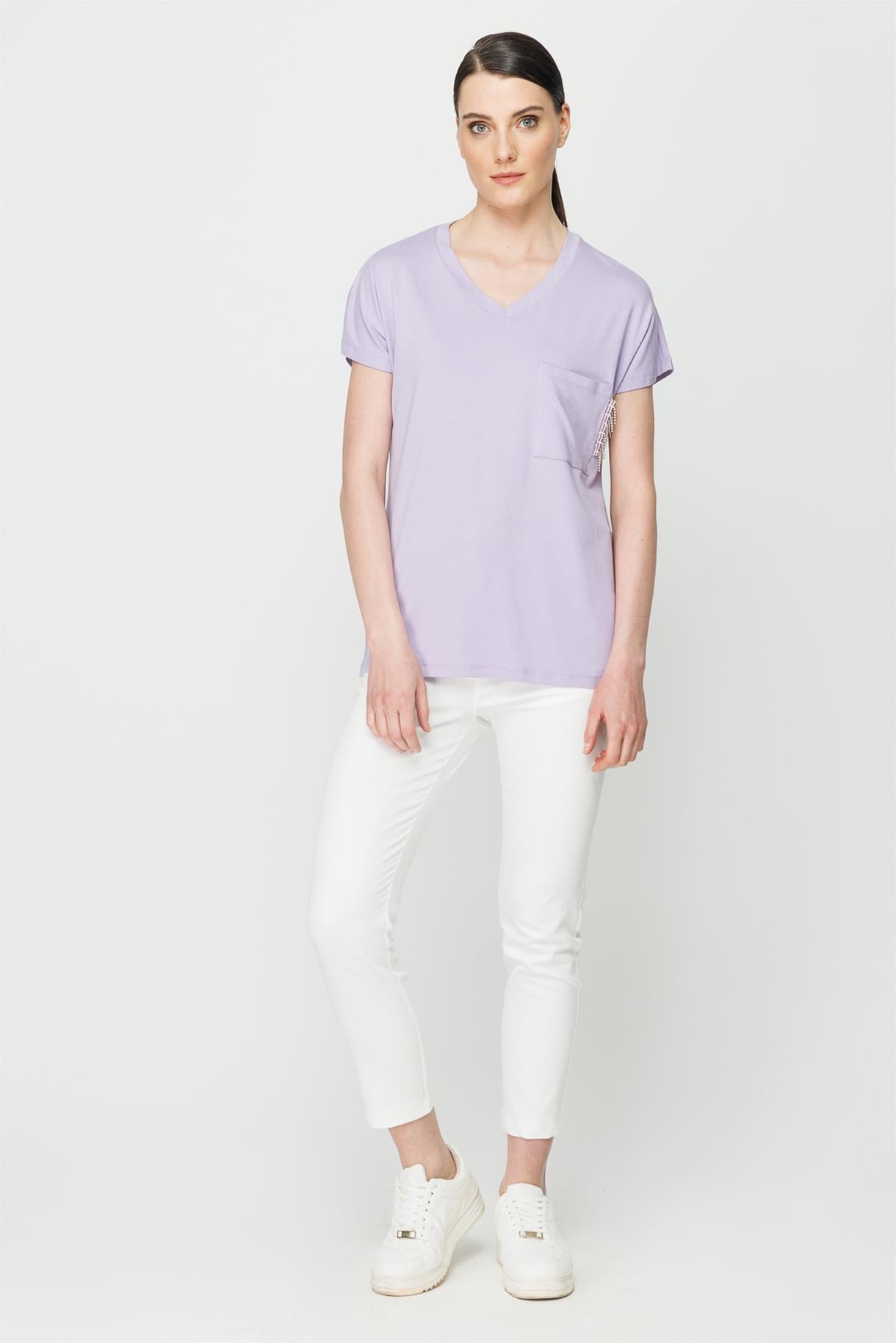 S8-552 İLAYDA BAYAN BLUZ - LILA