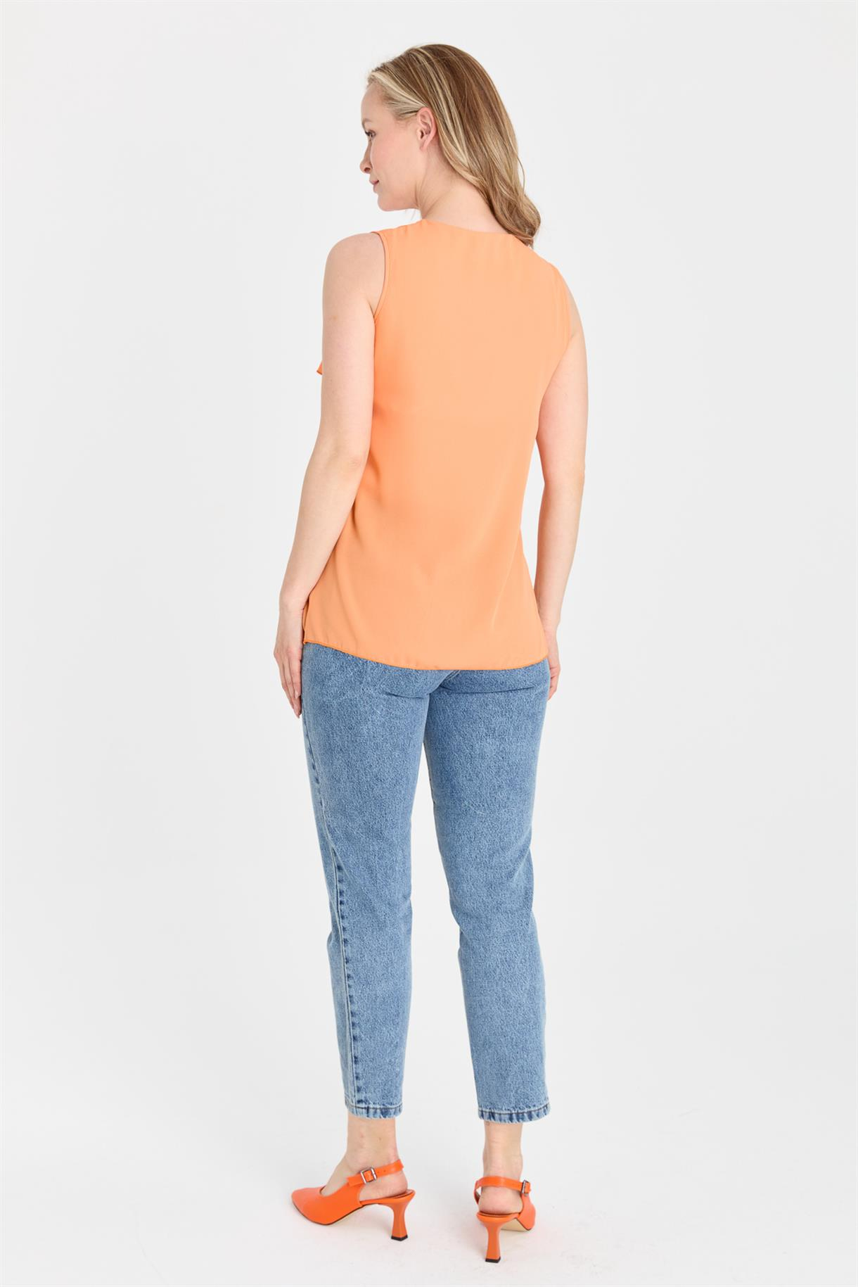 S8-629 ŞİFON BAYAN BLUZ - SOMON
