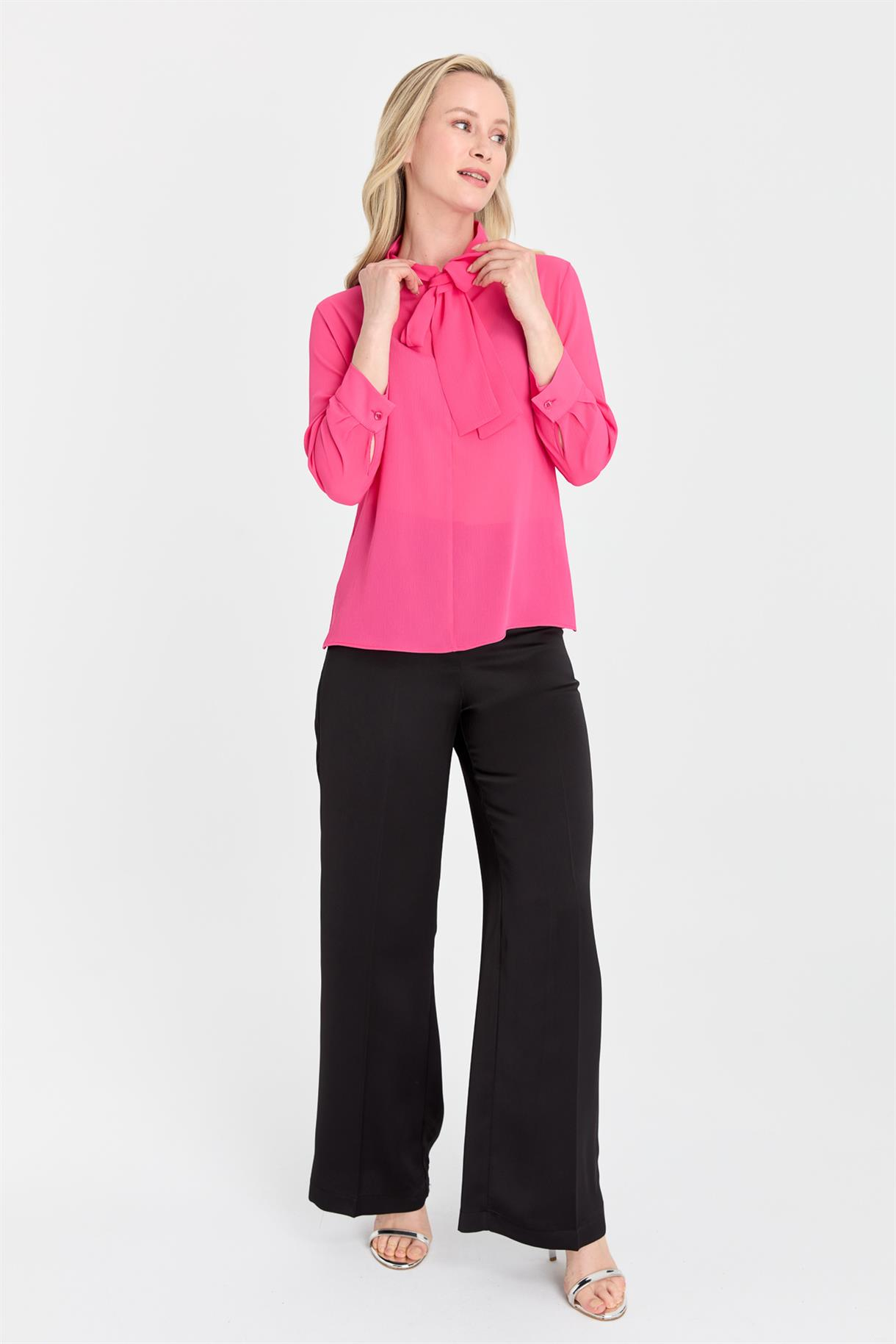 S8-669 TİTA BAYAN GÖMLEK - PEMBE