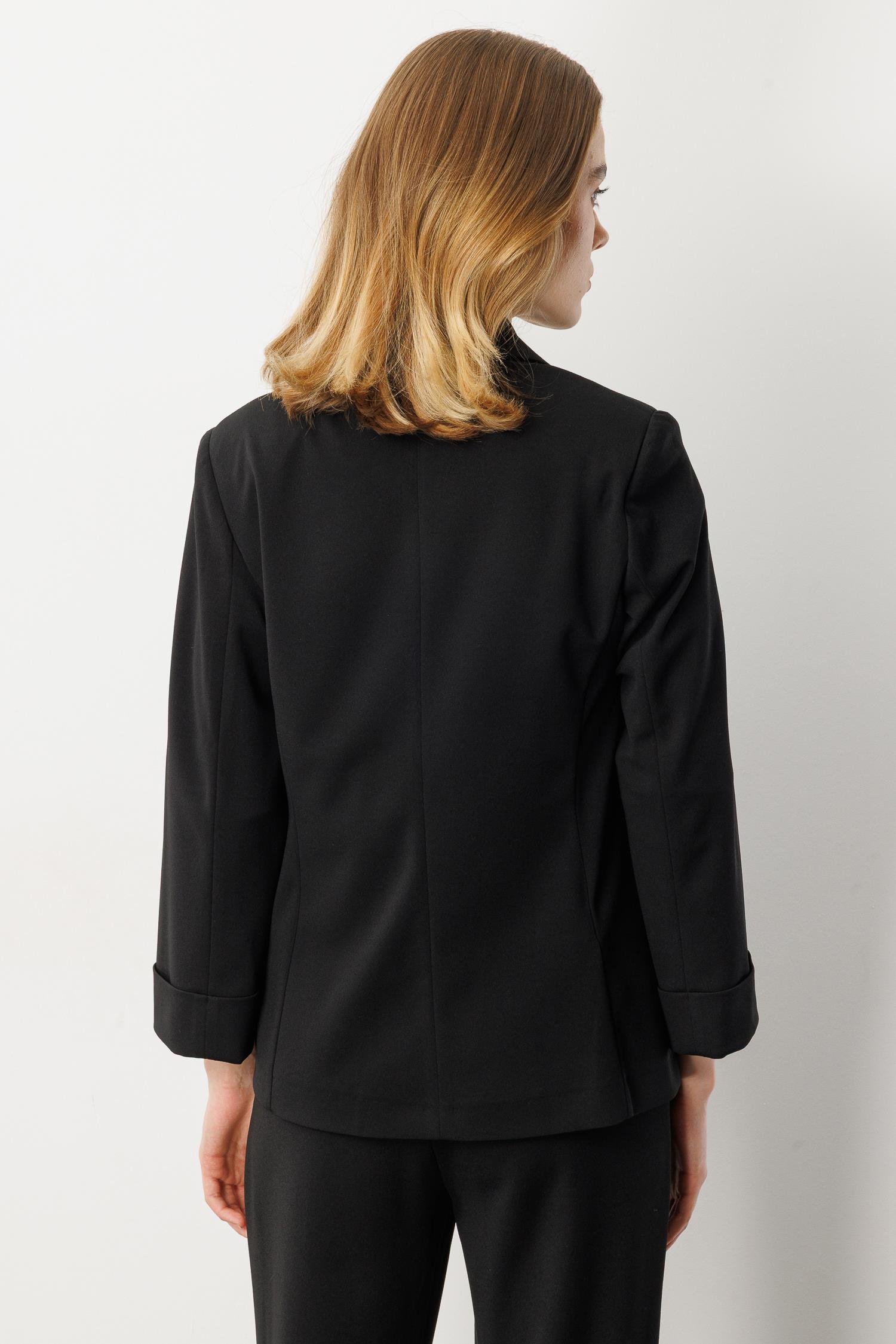 Truvakar Kol Tek Düğme Ceket-SİYAH