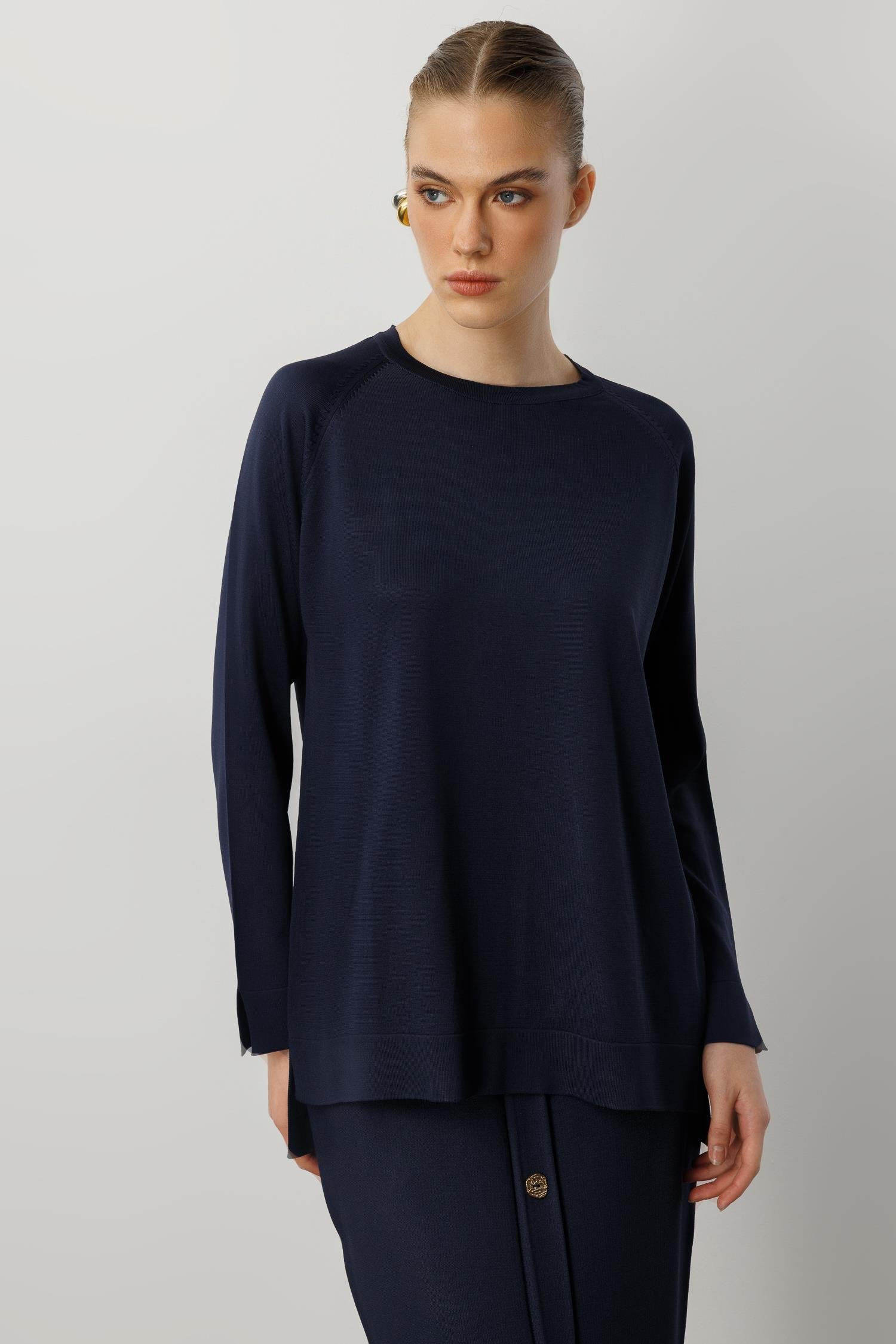 Tunik ve Etek İkili Triko Takım-LACI