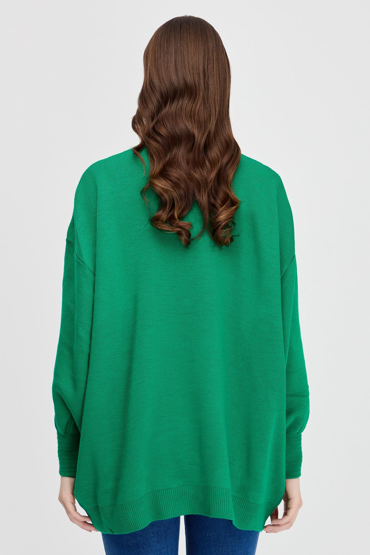 Yarım Balıkçı Nakışlı Triko Tunik - BENETTON