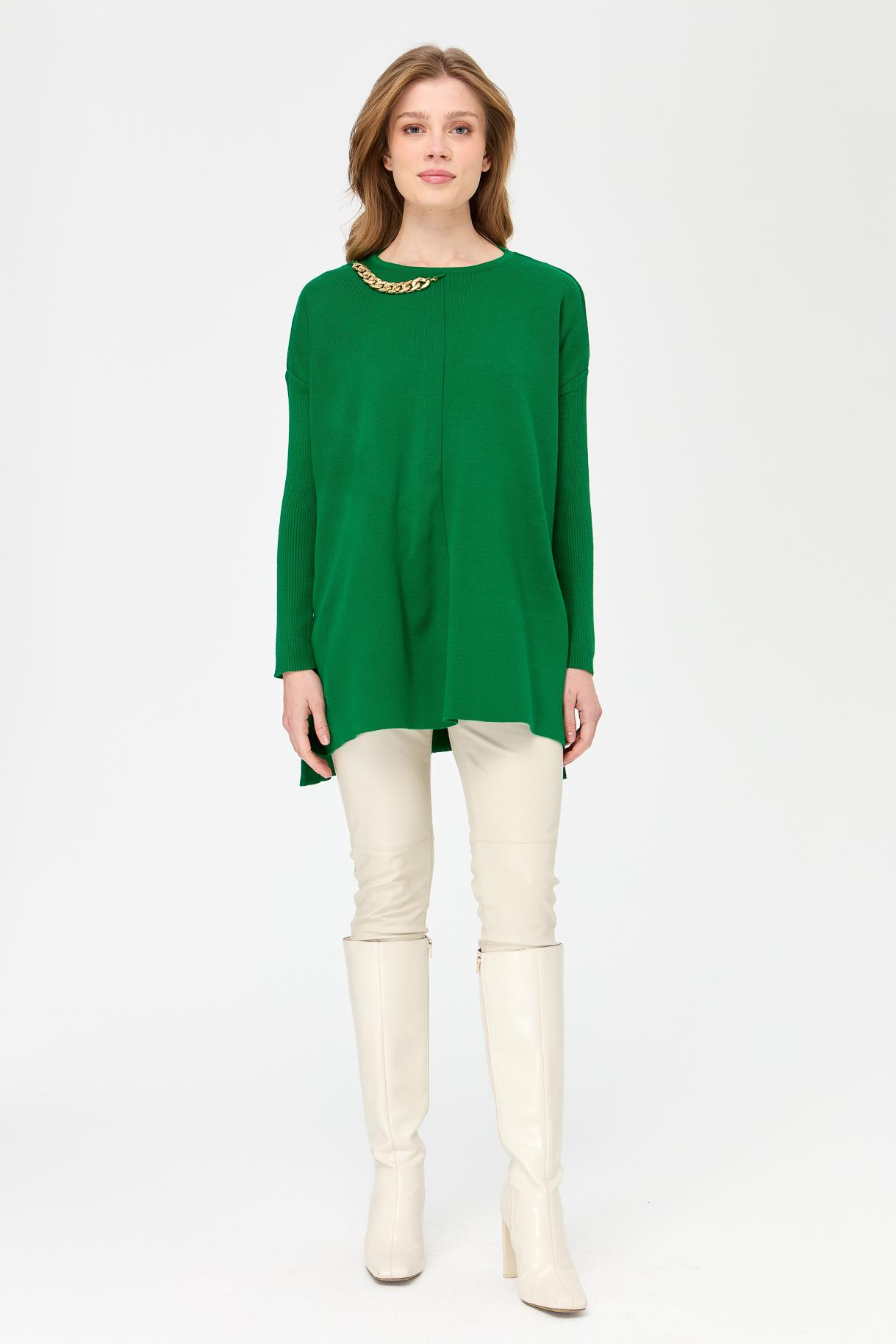 Zincir Detaylı Triko Tunik - BENETTON