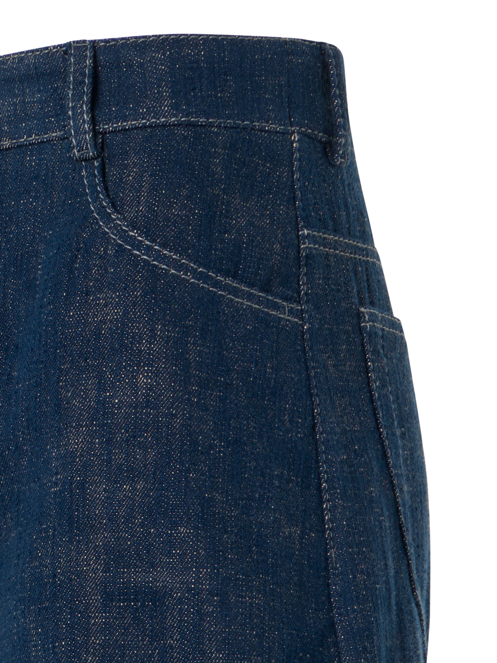 Akris Punto Yüksek Bel Barrel Denim Pantolon