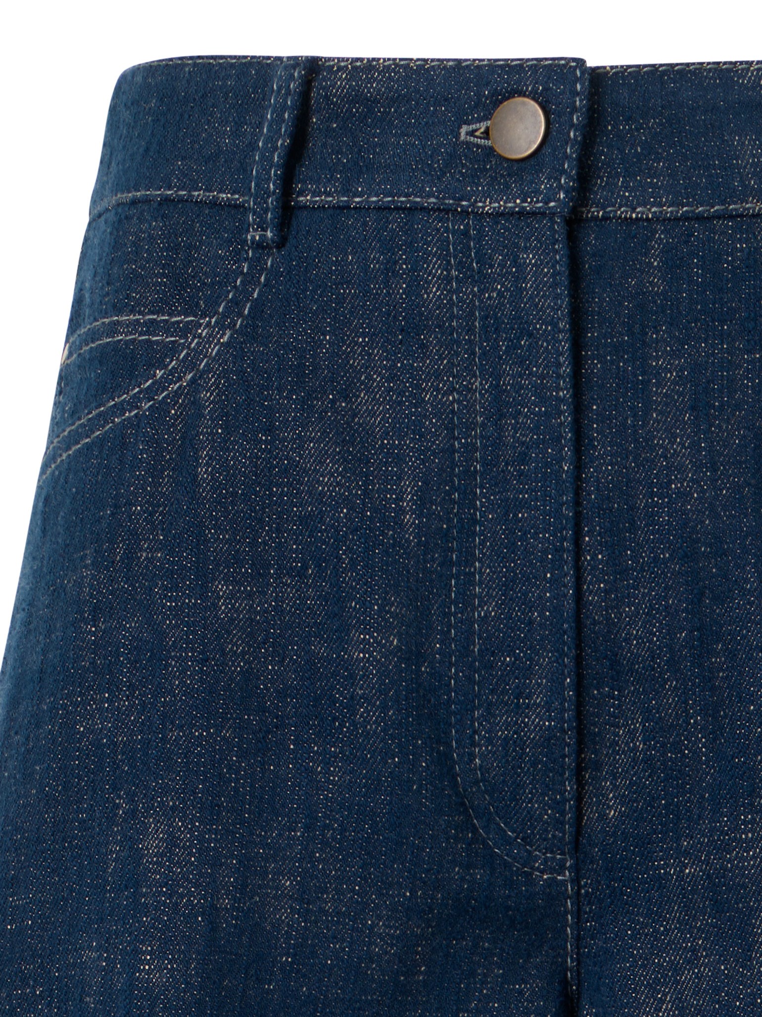 Akris Punto Yüksek Bel Barrel Denim Pantolon