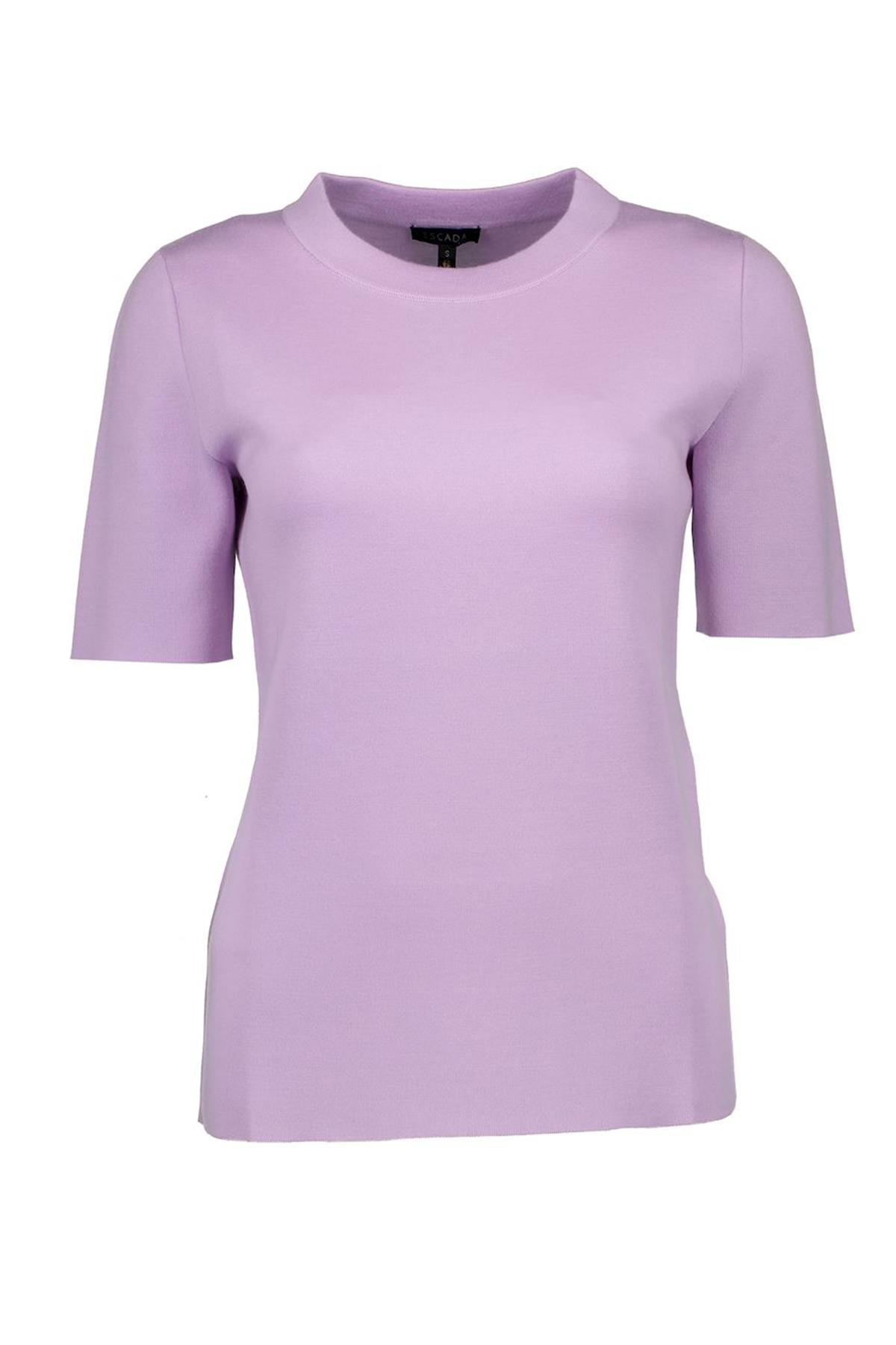 Escada  Bisiklet Yaka Kısa Kol Basic Kaşmir Triko Kazak