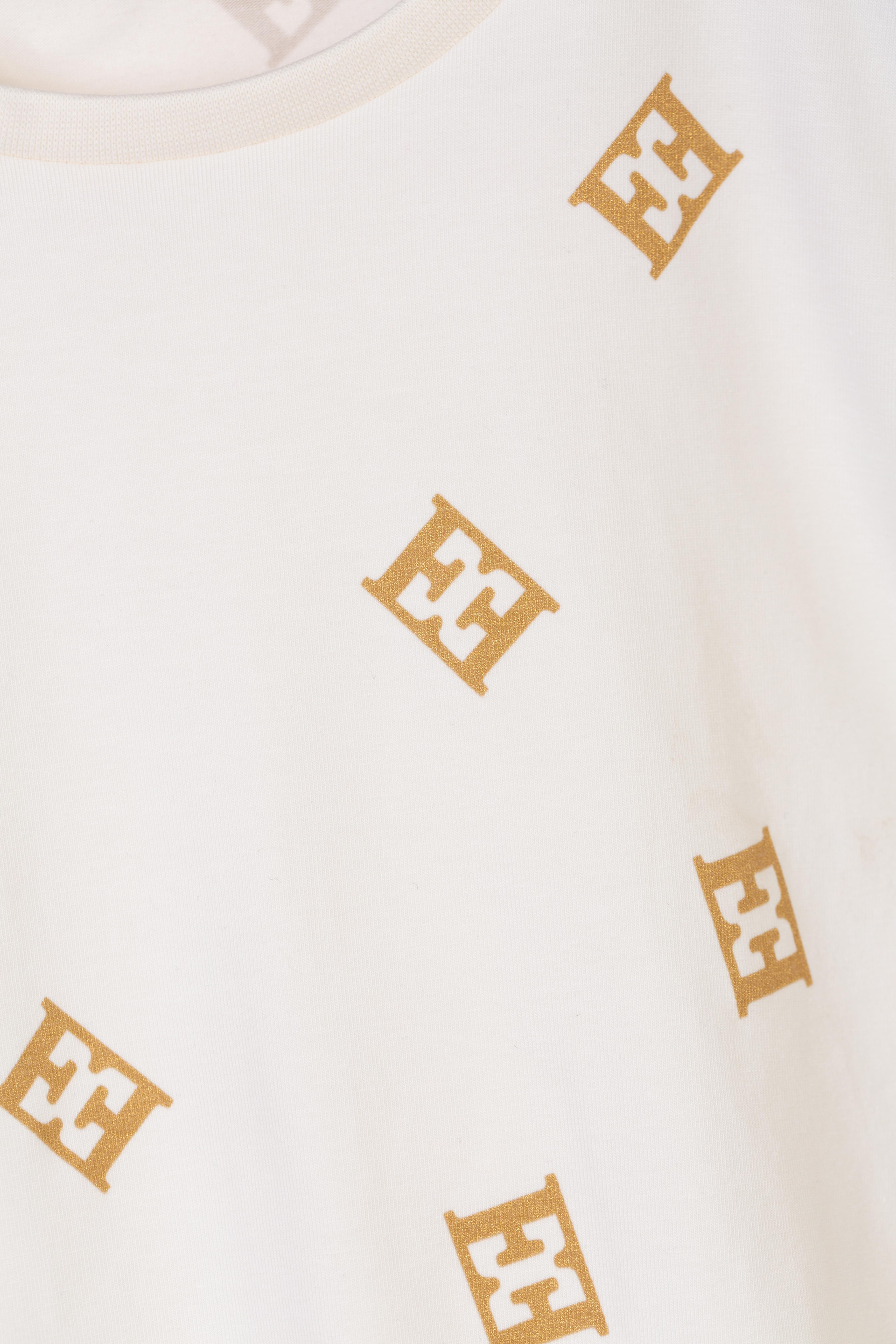 Escada Çocuk Logolu Lastik Kol T-shirt
