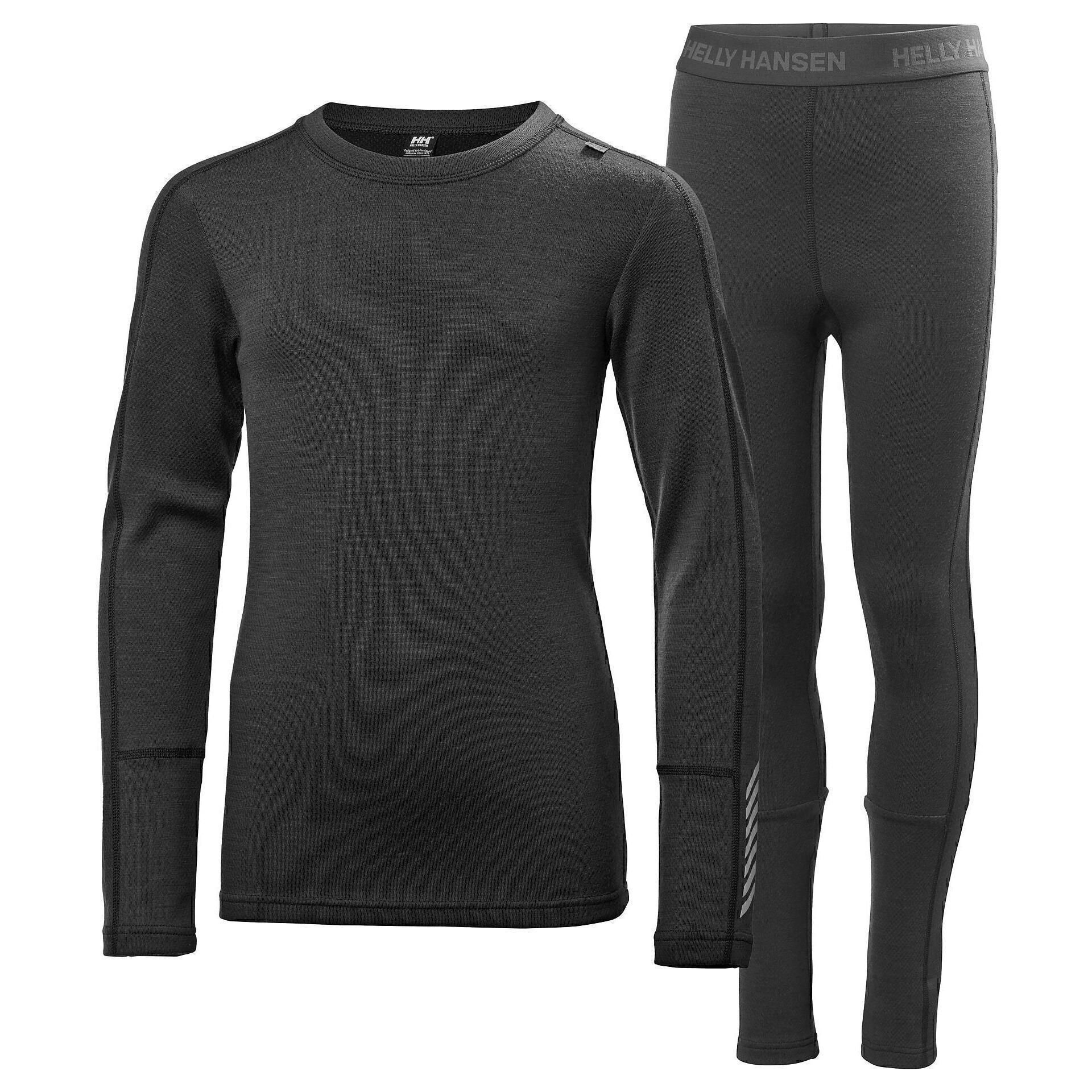 HELLY HANSEN JR LIFA MERINO MIDWEIGHT SET