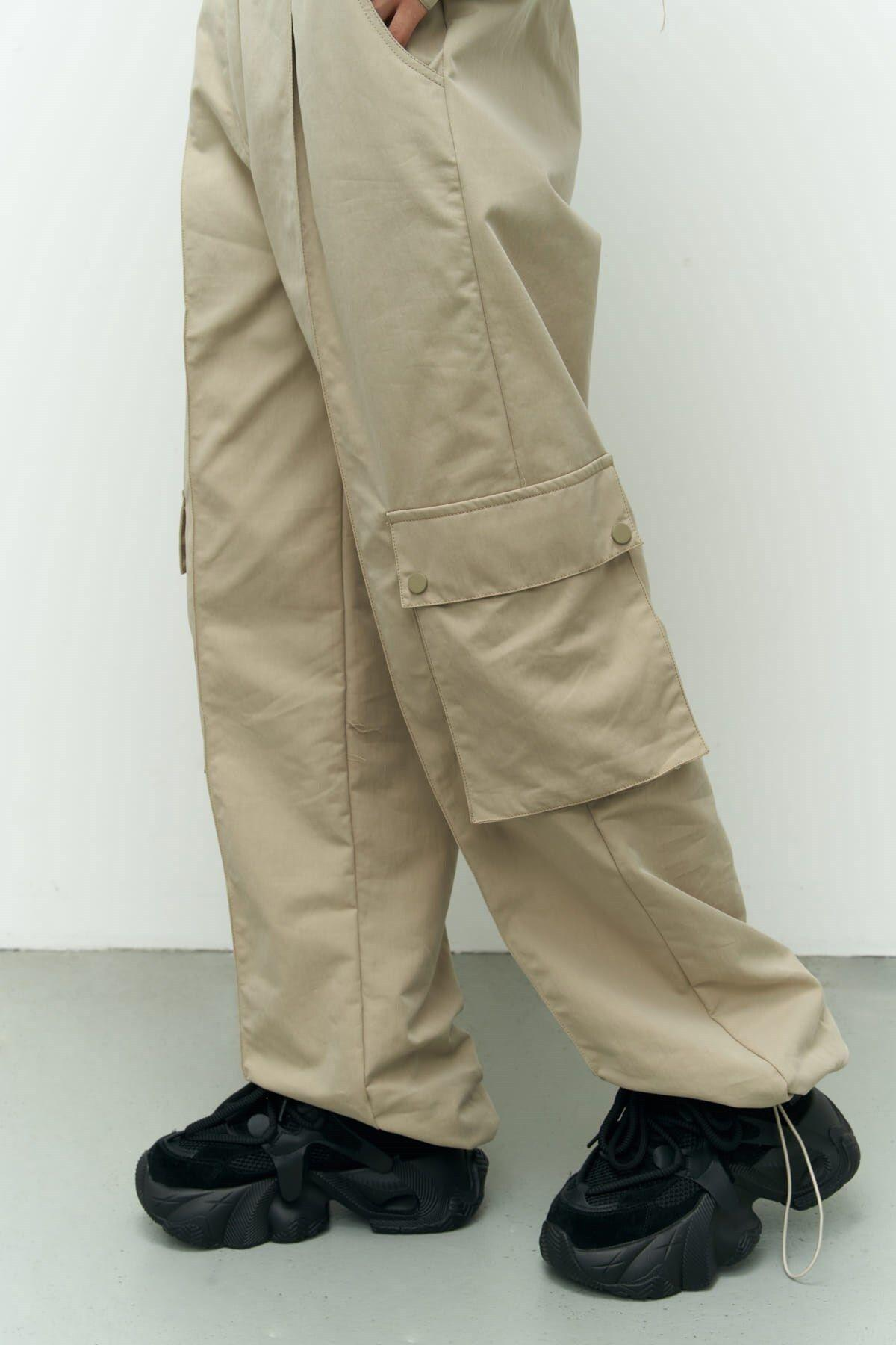 Abra Beige Crop Shirt & Pants Set