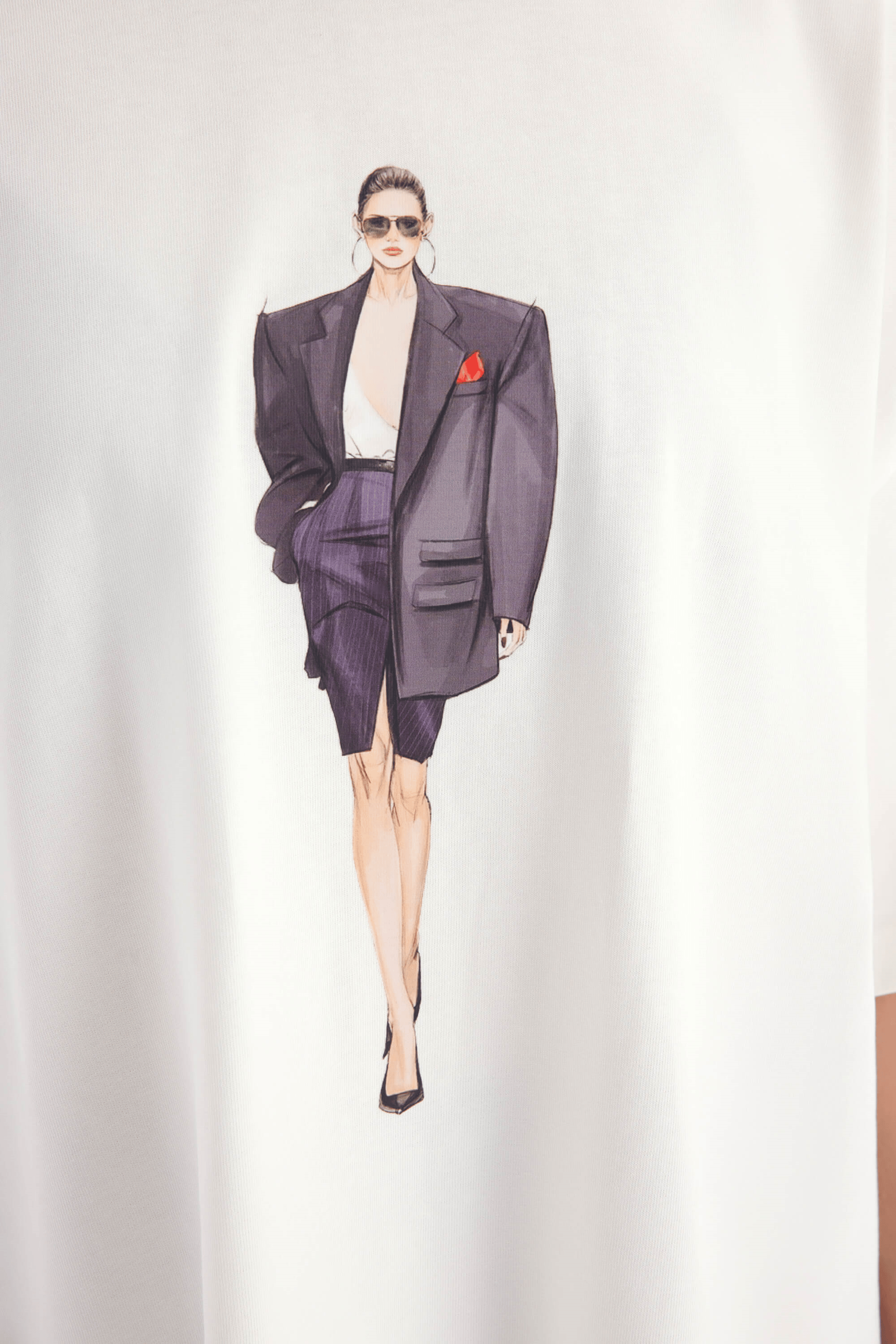 Adrien Oversize Beyaz T-Shirt