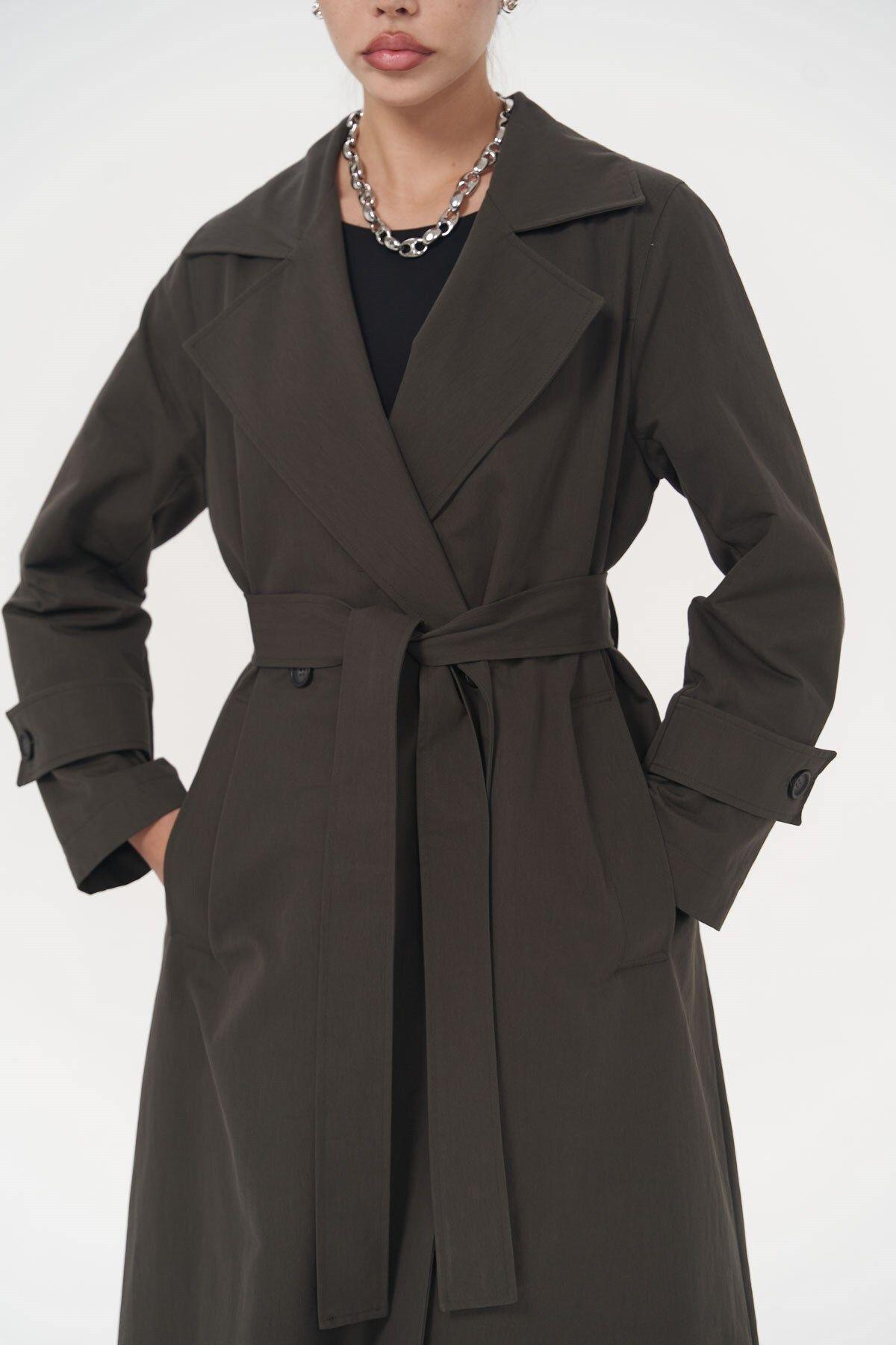 Albany Anthracite Seasonal Trench Coat