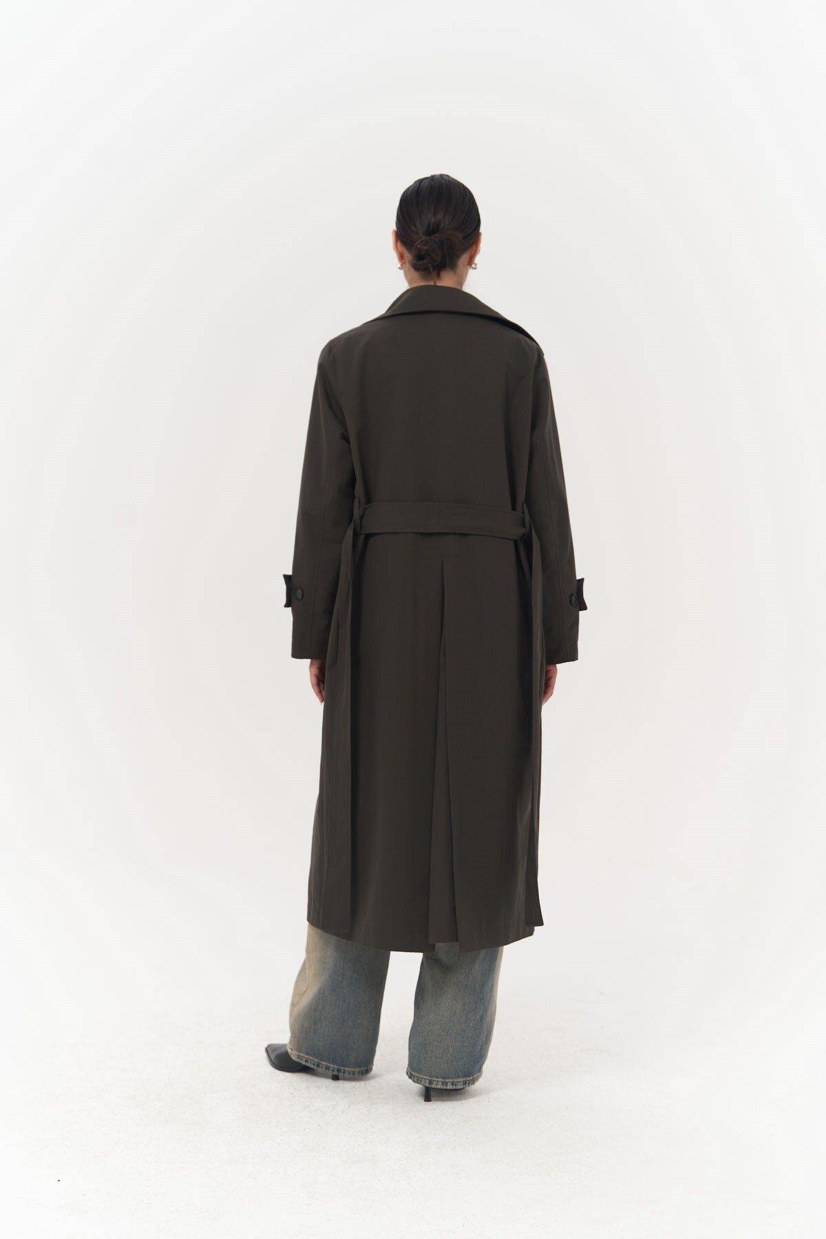 Albany Anthracite Seasonal Trench Coat