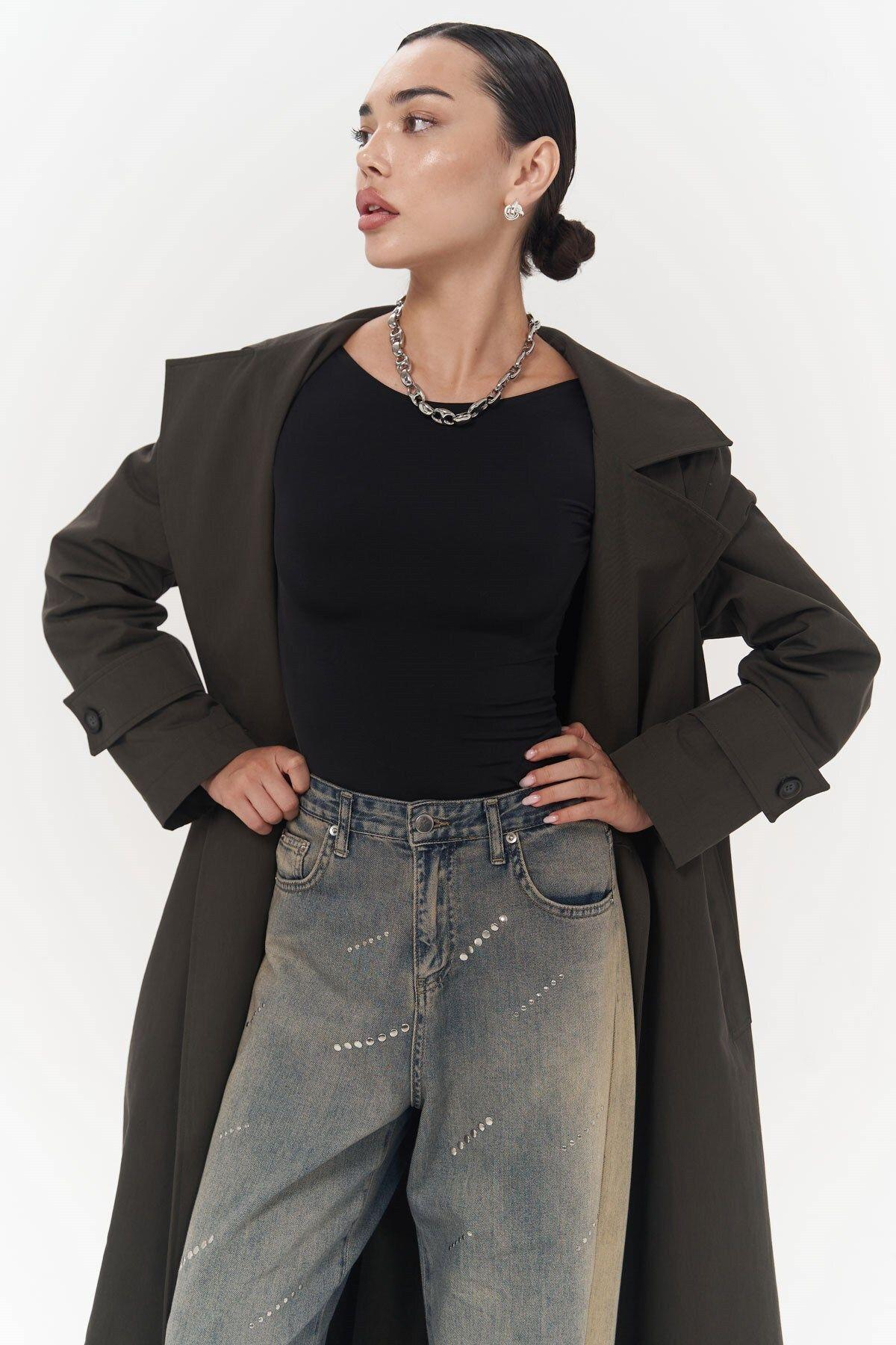 Albany Anthracite Seasonal Trench Coat