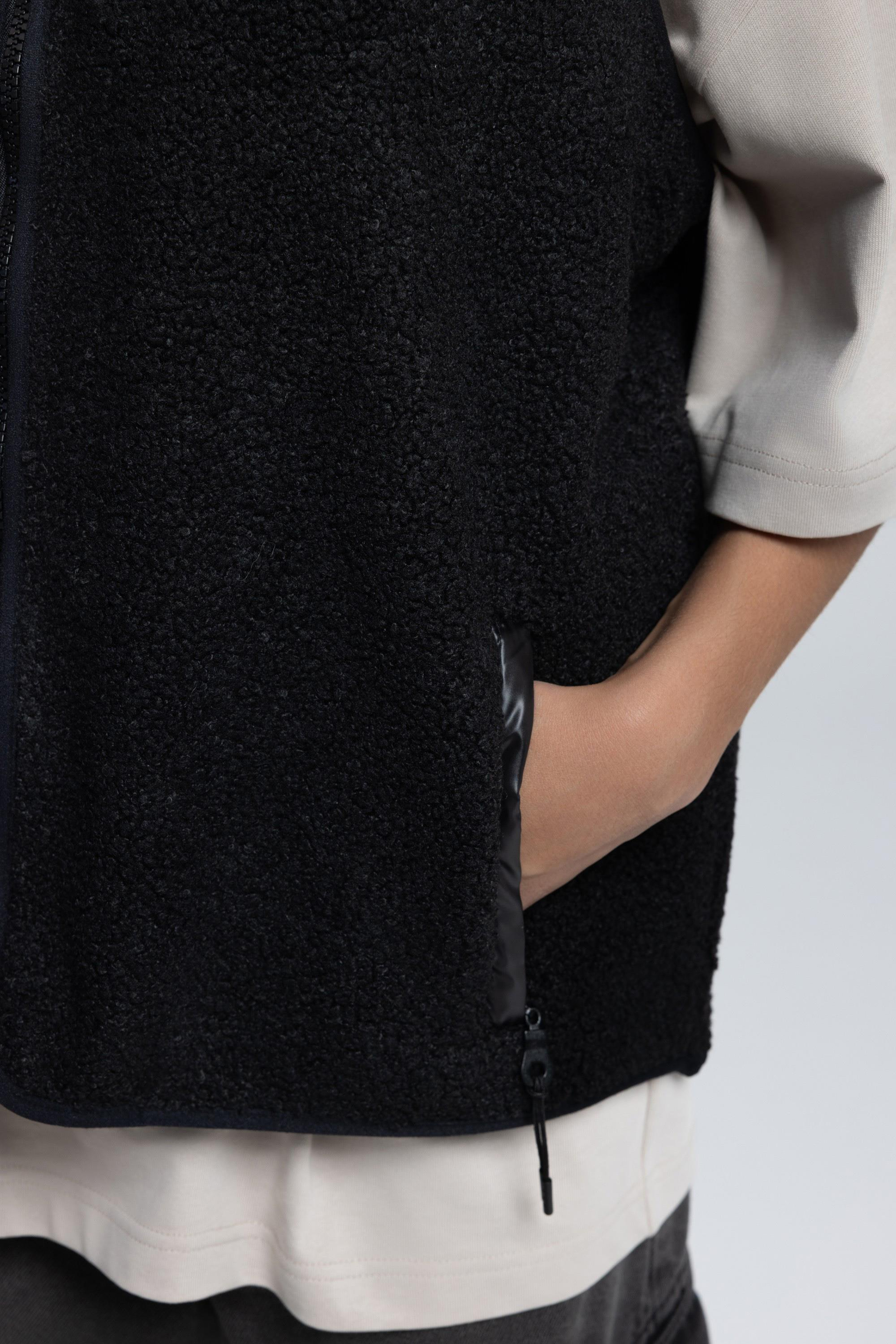 Alberg Siyah Salaş Teddy Yelek