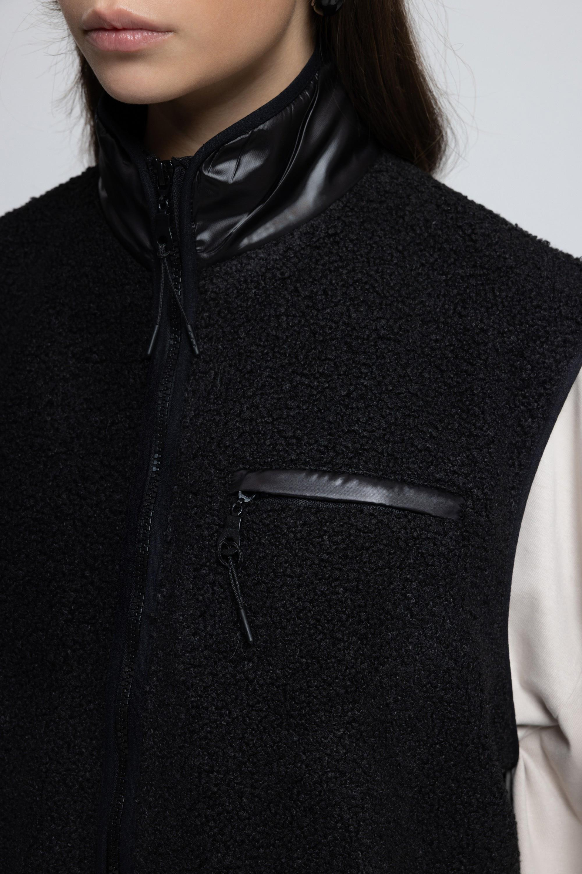 Alberg Siyah Salaş Teddy Yelek